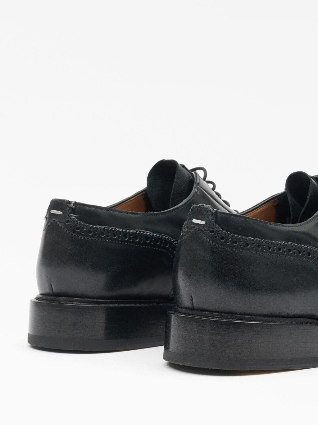 Maison Margiela oc11z1125 Tabi Monster Leather Brogues in Black Size US 9 / IT 39 - 4 Thumbnail