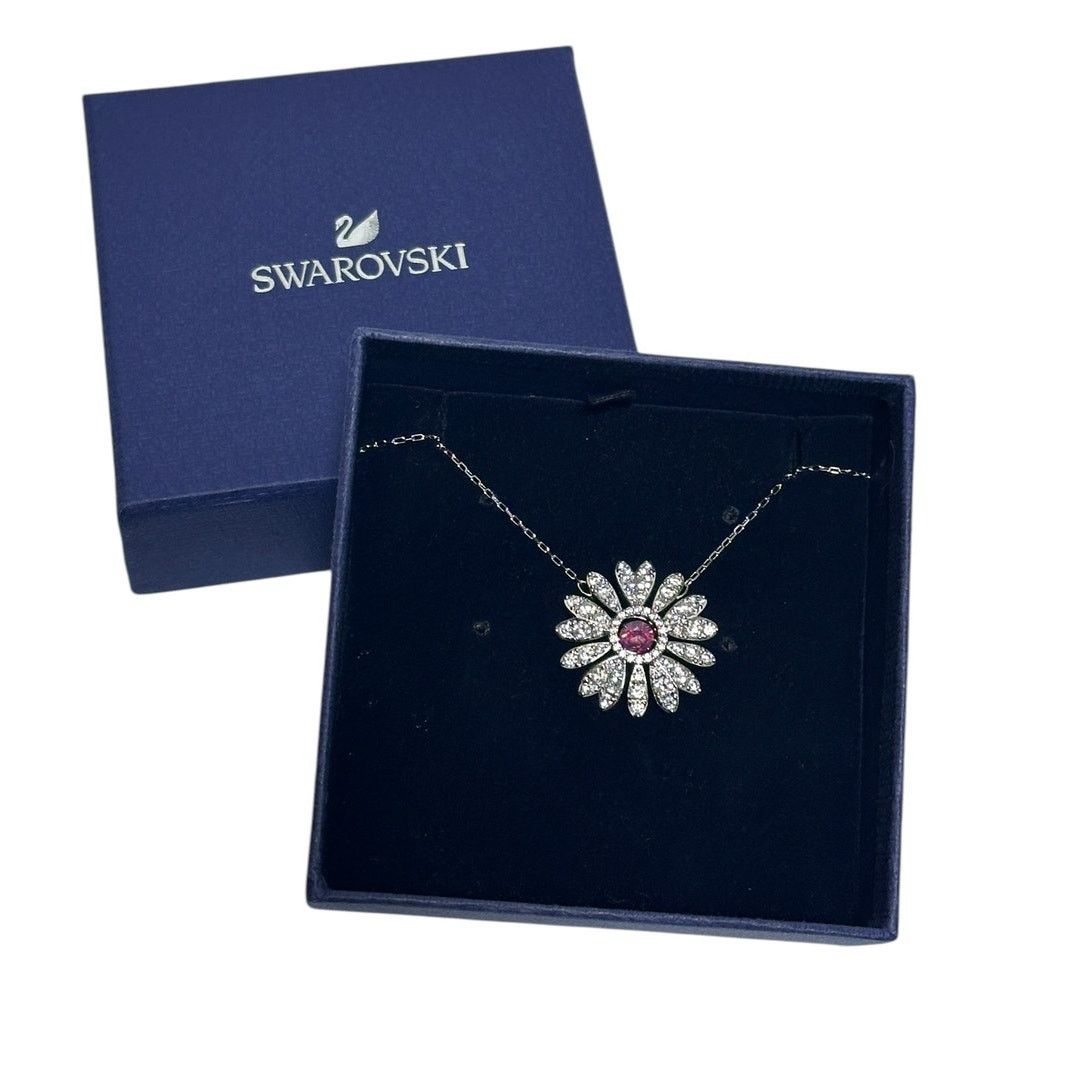 Swarovski Swarovski Eternal Flower pendant Flower, Pink, Necklace Size ONE SIZE - 1 Thumbnail