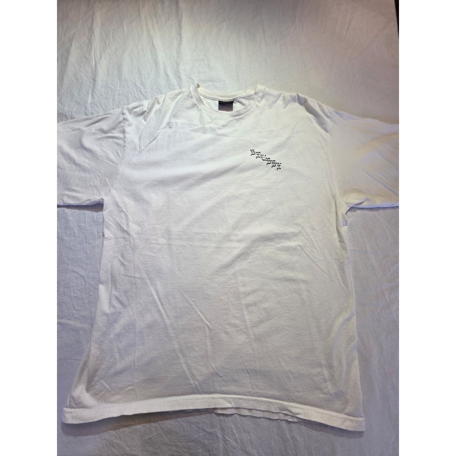 Stussy Stüssy Old Script Tee Men's Short Sleeve White Size Xl Size US XL / EU 56 / 4 - 1 Thumbnail