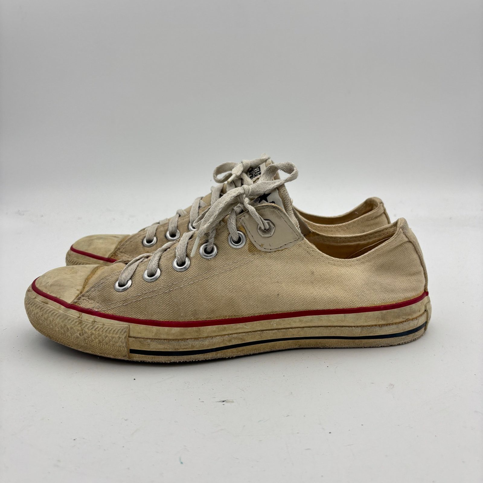 Converse Vintage 90s Converse Chuck Taylor Low Sneakers Men's 8 White Size US 8 / EU 41 - 5 Thumbnail