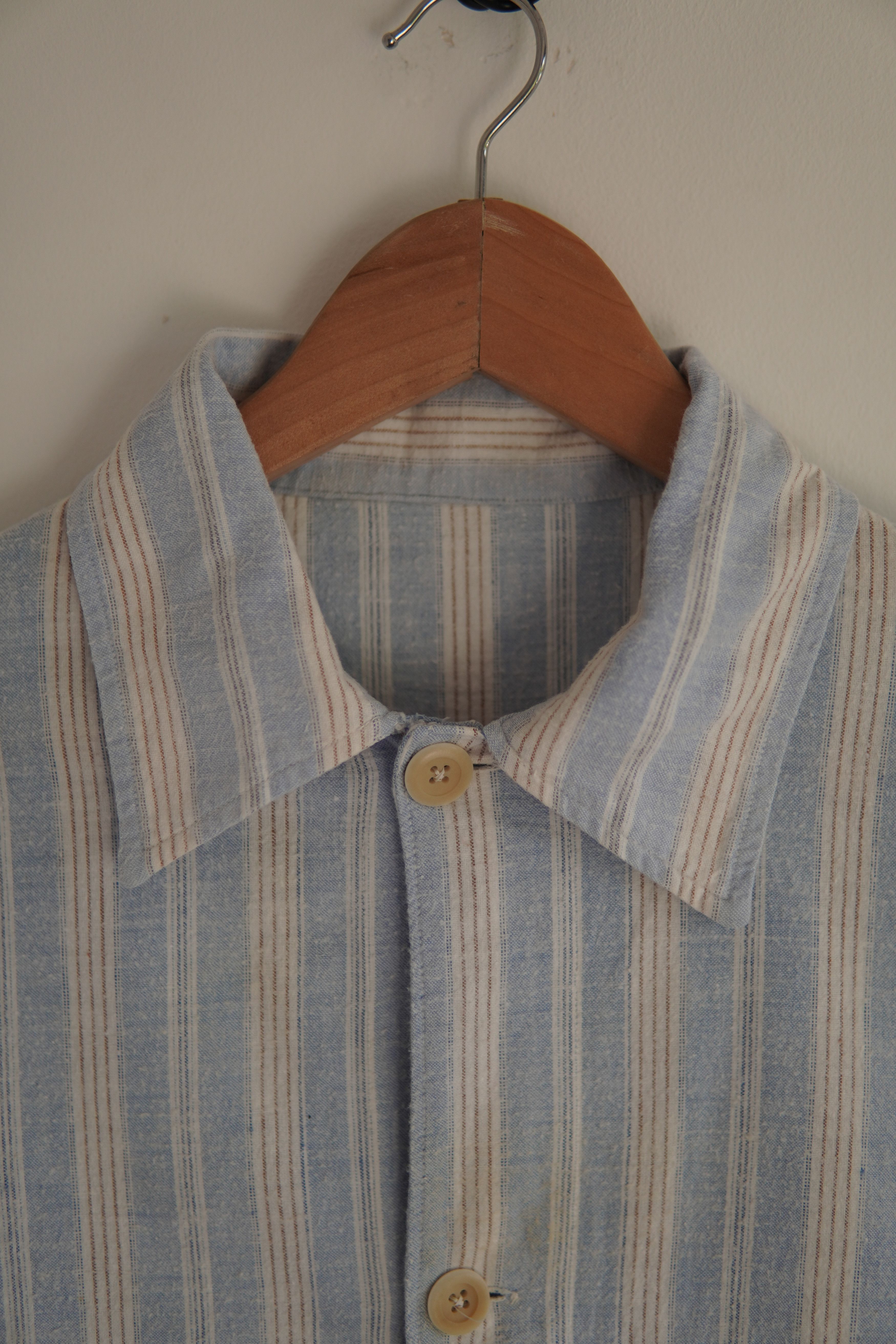 Vintage Vintage 60s Stripped Short Sleeve Shirt Size US M / EU 48-50 / 2 - 3 Thumbnail