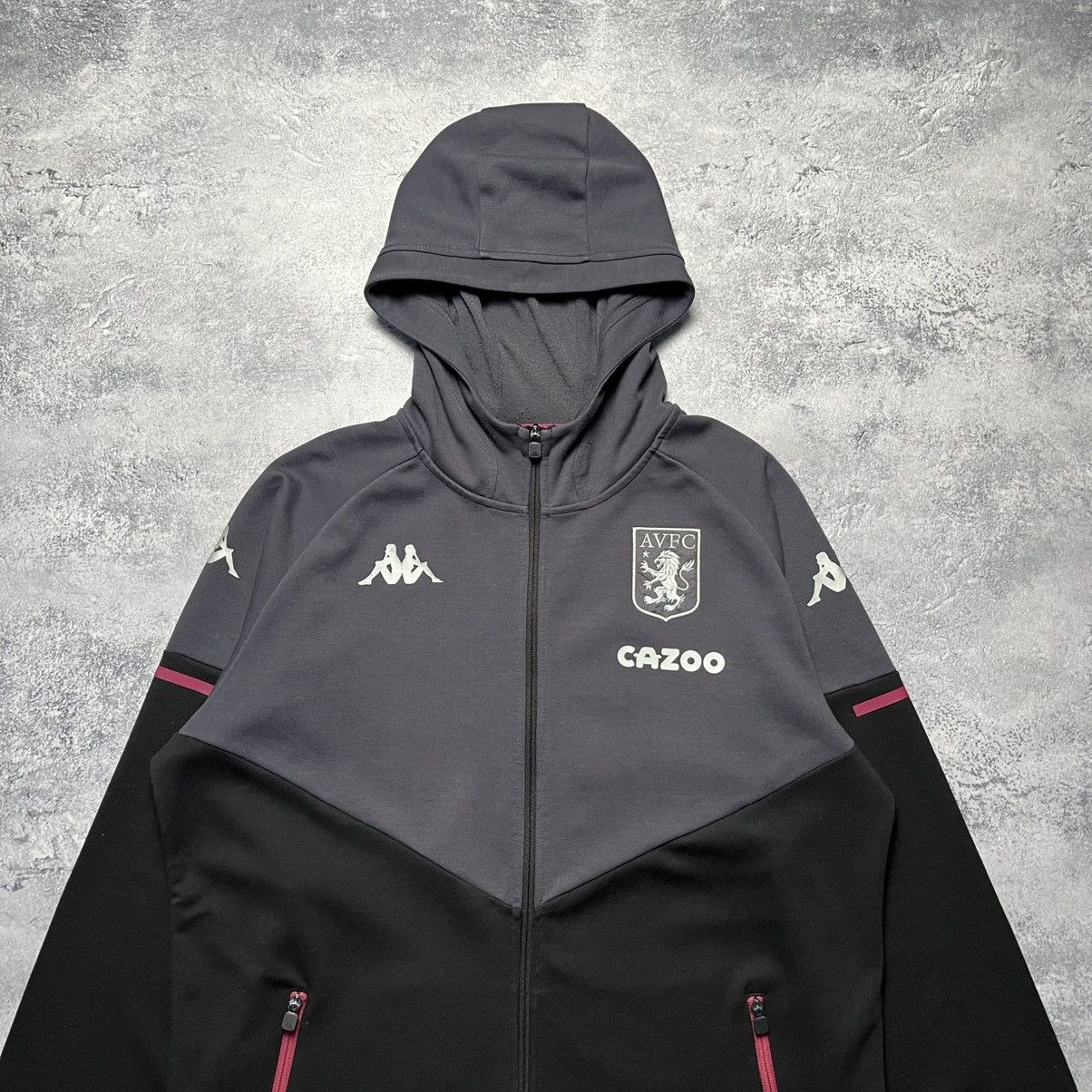 Kappa Kappa Aston Villa Zip Hoodie Soccer Player Football AVFC Size US XXL / EU 58 / 5 - 2 Thumbnail