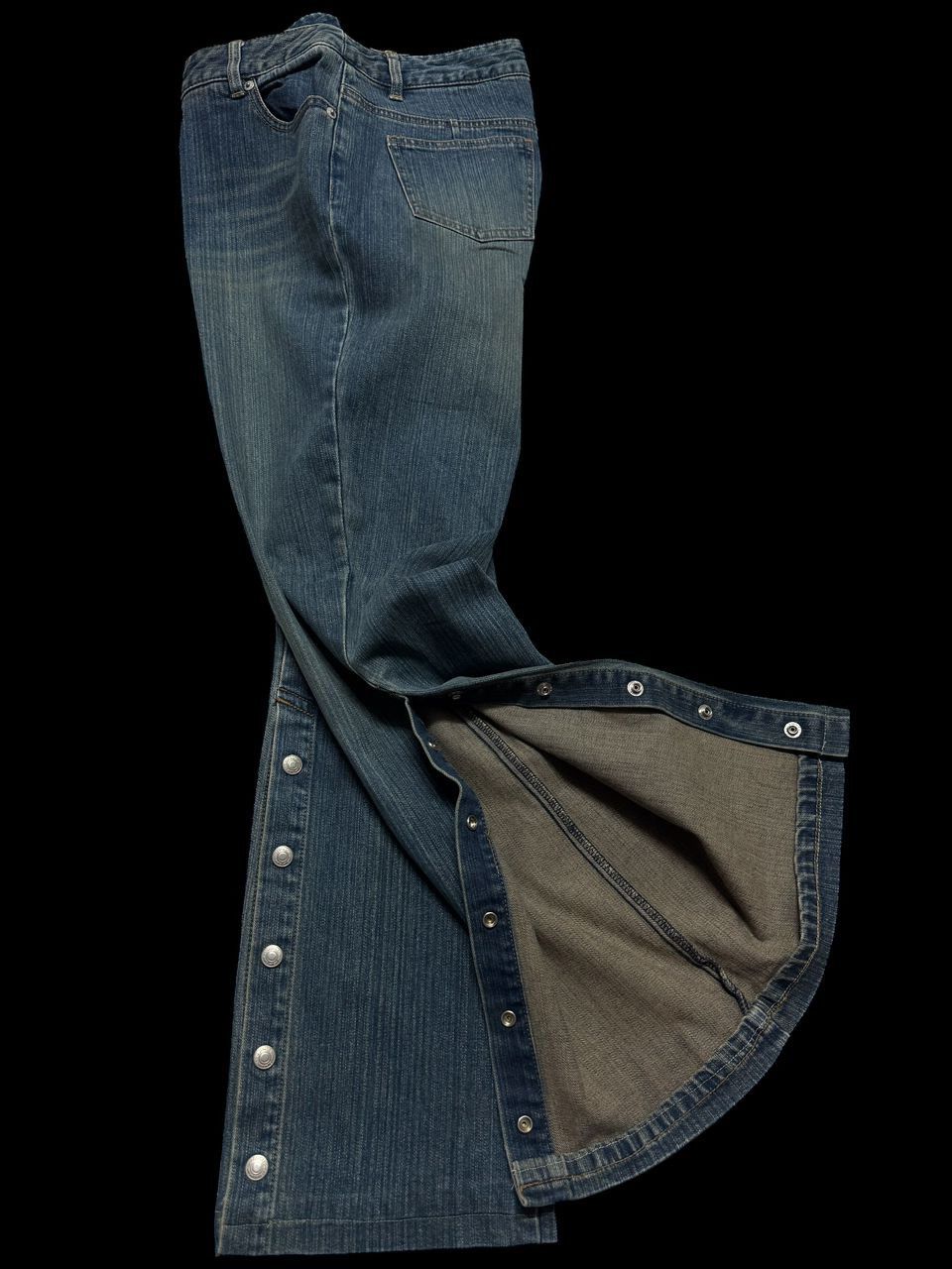 Vintage Rare Flared 🇯🇵 LiveClaire Bootcut Hidden Snapbutton Leg Size US 29 - 3 Thumbnail