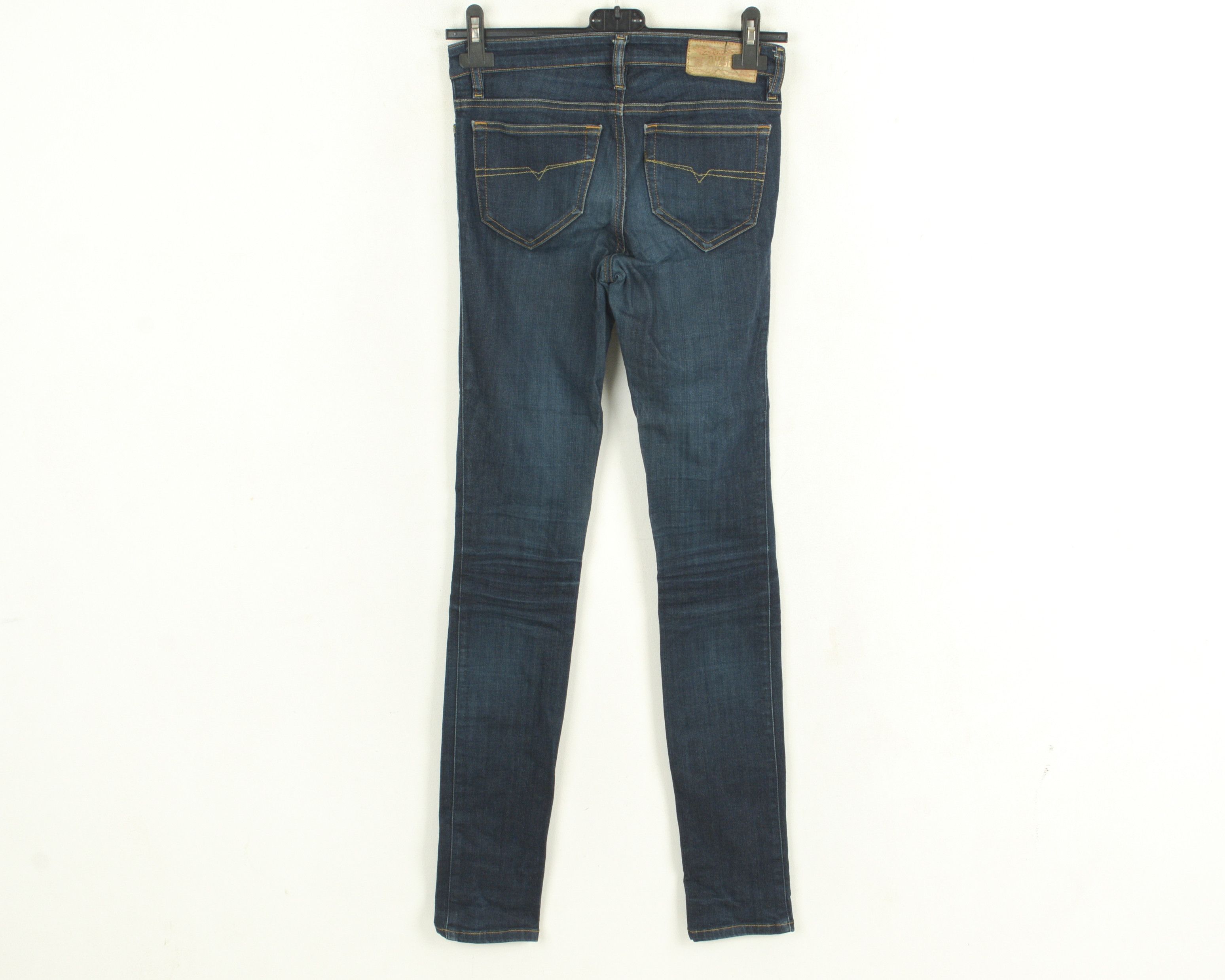 Diesel Skinzee Super Slim Skinny W24 L32 Jeans Mid Trousers Pants Size 24" / US 00 / IT 34 - 3 Thumbnail