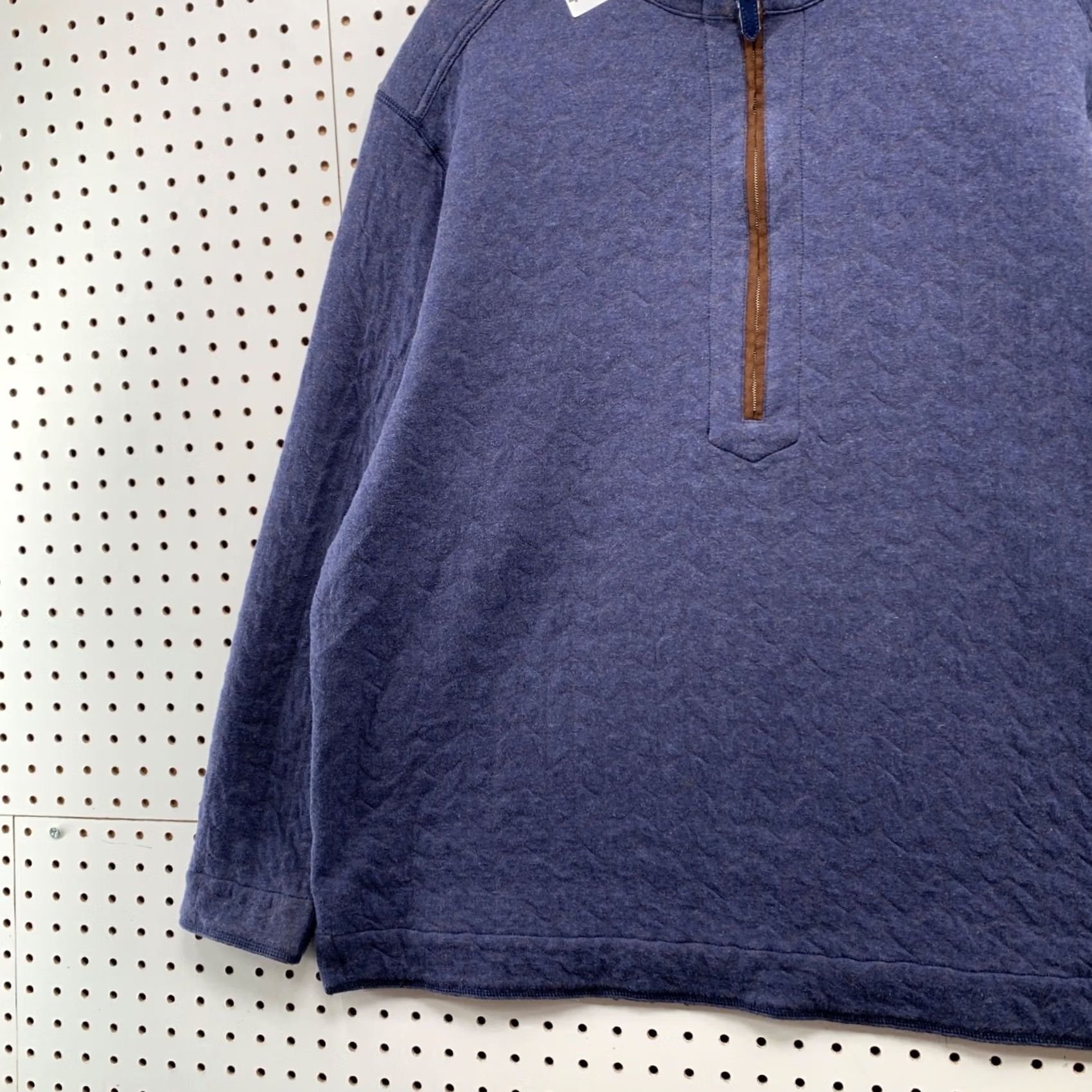 Tommy Bahama Tommy Bahama Sweater Mens XL Reversible 1/4 Zip Pullover Blue Brown Size US XL / EU 56 / 4 - 5 Thumbnail