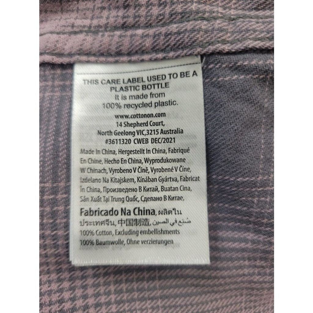 Cotton On Cotton On Long-Sleeve Faded Plaid Shirt Men's. Size XXL. N6 Size US XXL / EU 58 / 5 - 8 Thumbnail