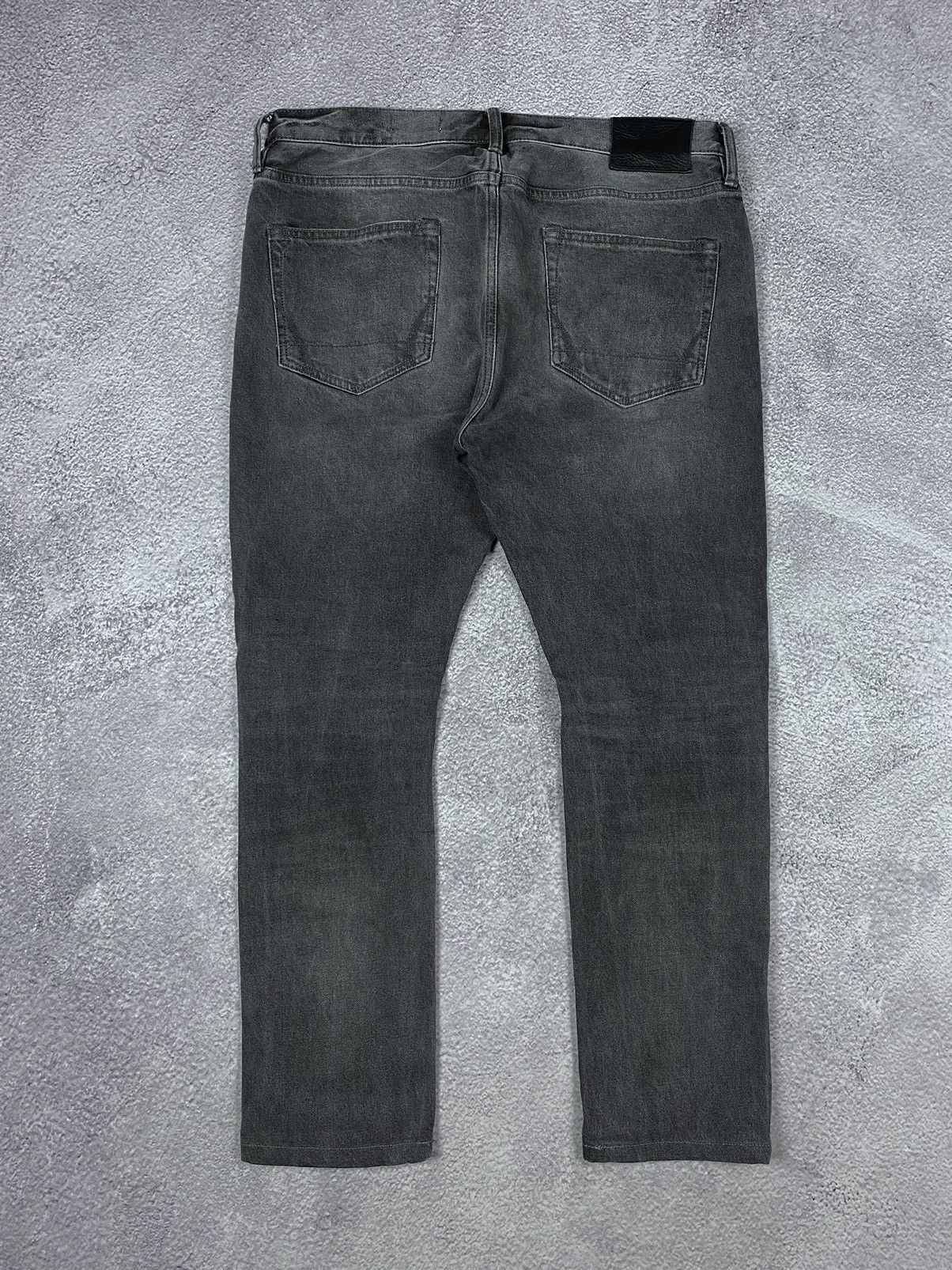 Allsaints All Saints Cigarette Damaged Distressed Gray Jeans Size US 33 - 2 Thumbnail