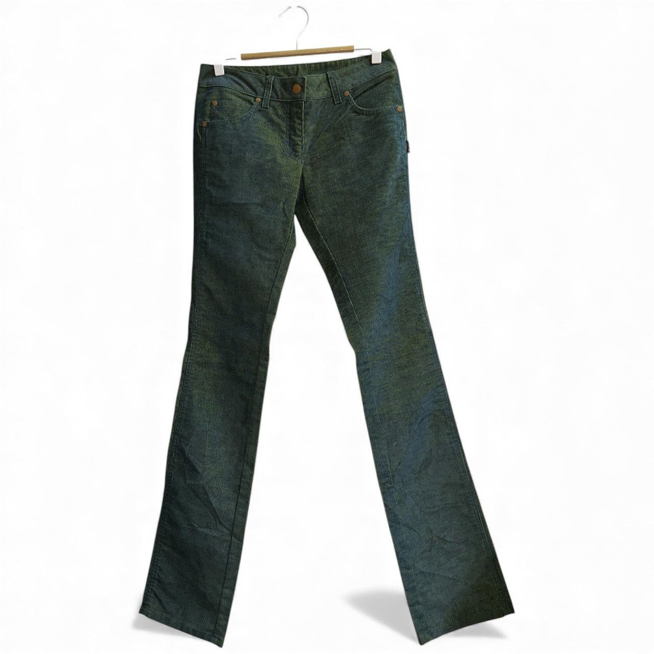 Jean Paul Gaultier JPG Jeans by Gaultier Two Tone Corduroy Ribbed Bootcut Size US 30 / EU 46 - 1 Thumbnail