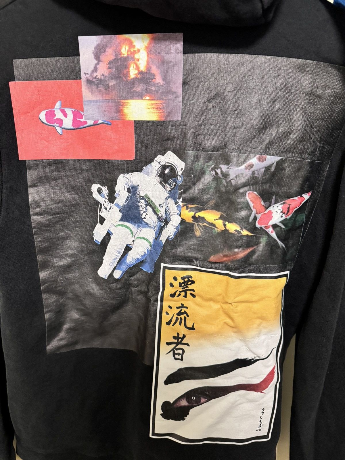 Raf Simons Raf Simons 2015 Astronaut Canvas Koi Fish Hoodie Size US M / EU 48-50 / 2 - 3 Thumbnail