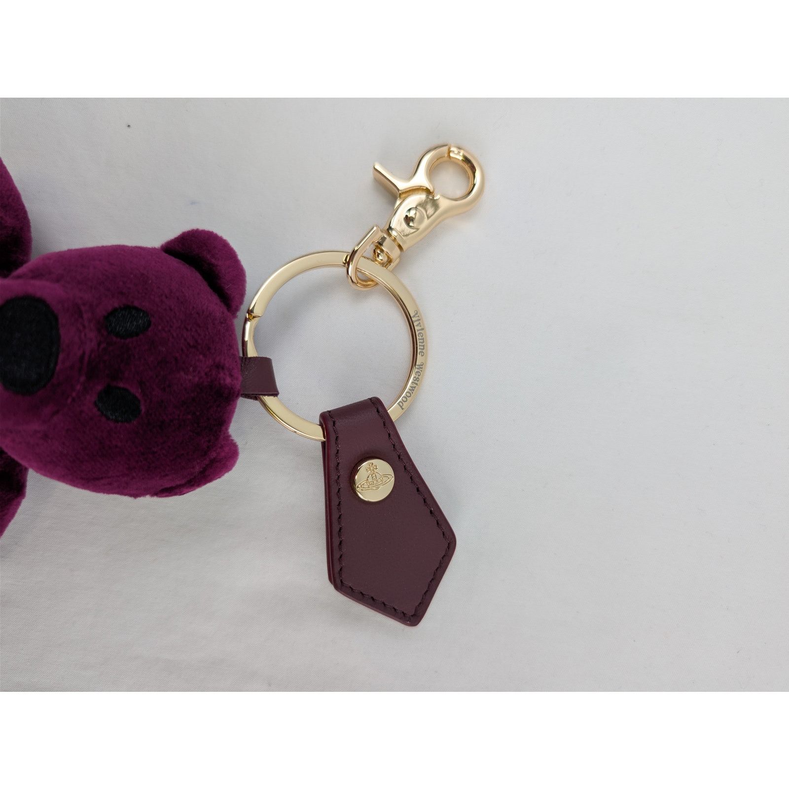 Vivienne Westwood o1rshd1 Size: OS / Teddy Bear Keyring / Bag Charm in Purple Size ONE SIZE - 4 Thumbnail