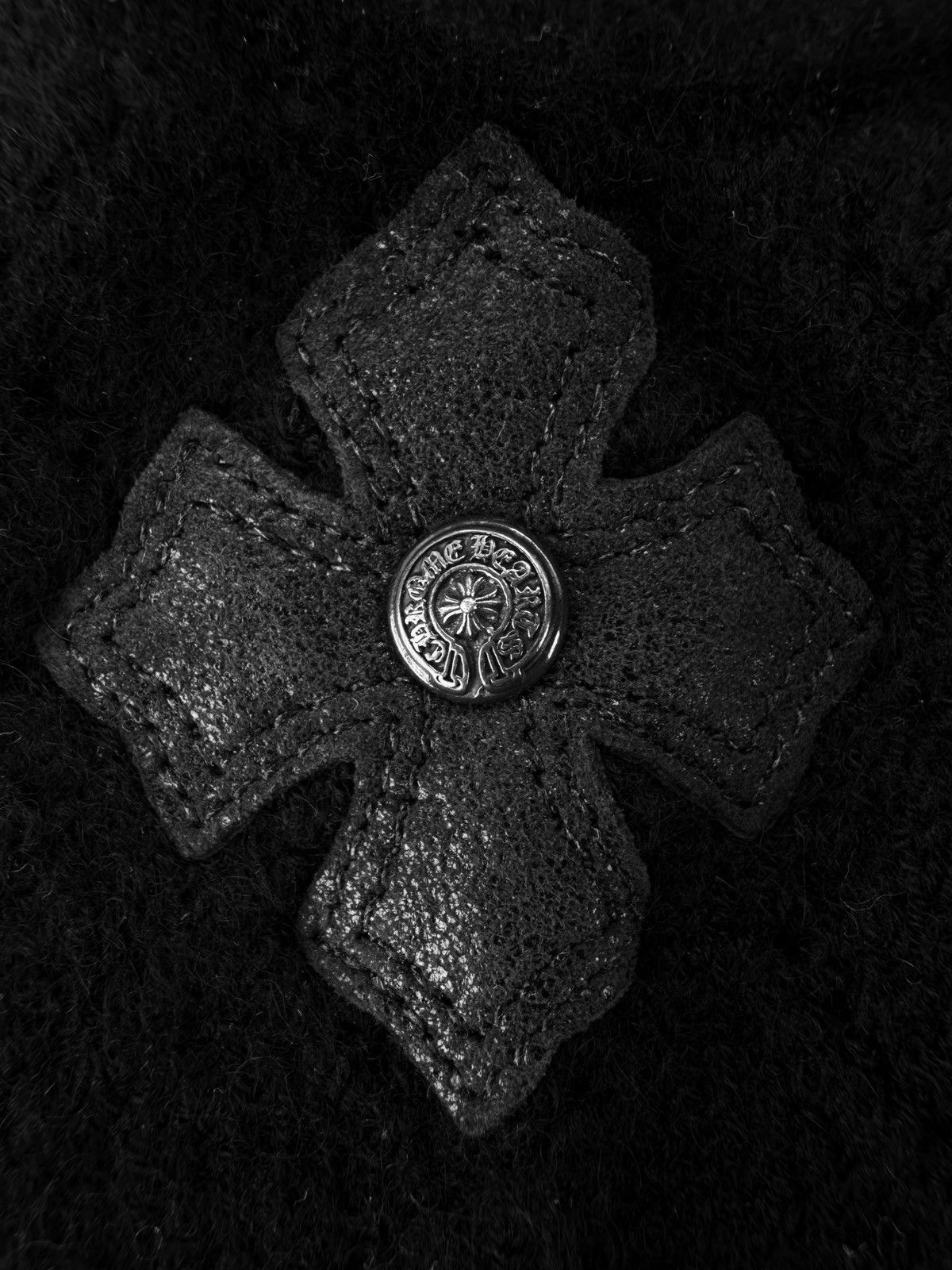Chrome Hearts Chrome Hearts ‘Cross’ Patch .925 Silver Lace Long Gloves Size ONE SIZE - 3 Thumbnail