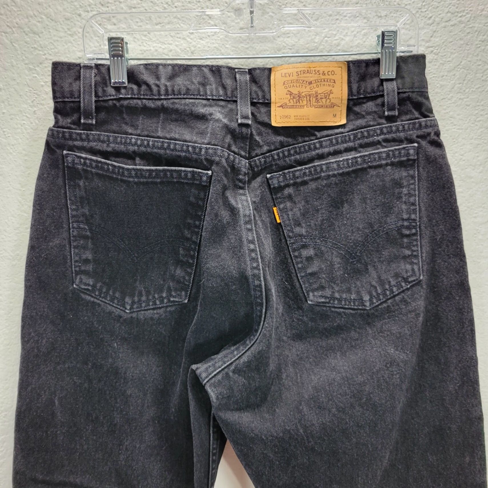 Levi's Vintage Levi's Women Black Jeans 13 XS? 13 Med Tapered Leg Relaxed USA Levi's? Size 34" / US 12 / IT 48 - 4 Thumbnail