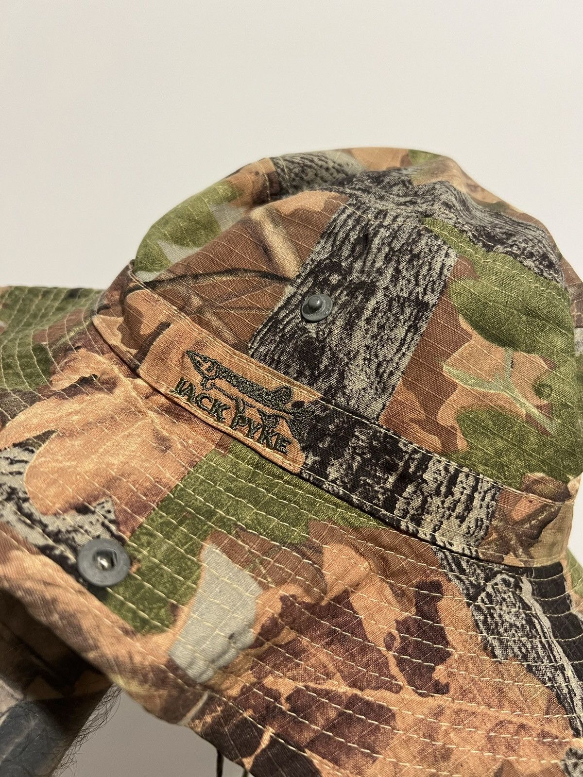 Vintage Hat Panama Jack Pyke Fishing Camouflage Size ONE SIZE - 2 Thumbnail
