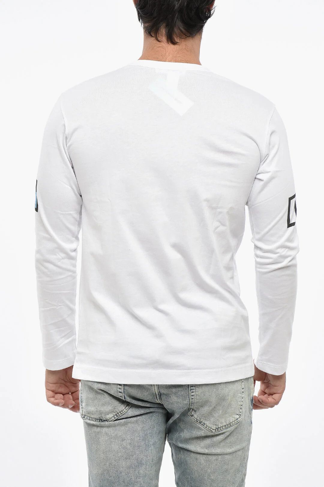 Comme des Garcons og1mm0426 Long Sleeved Crewneck T-Shirt in White Size US S / EU 44-46 / 1 - 2 Thumbnail