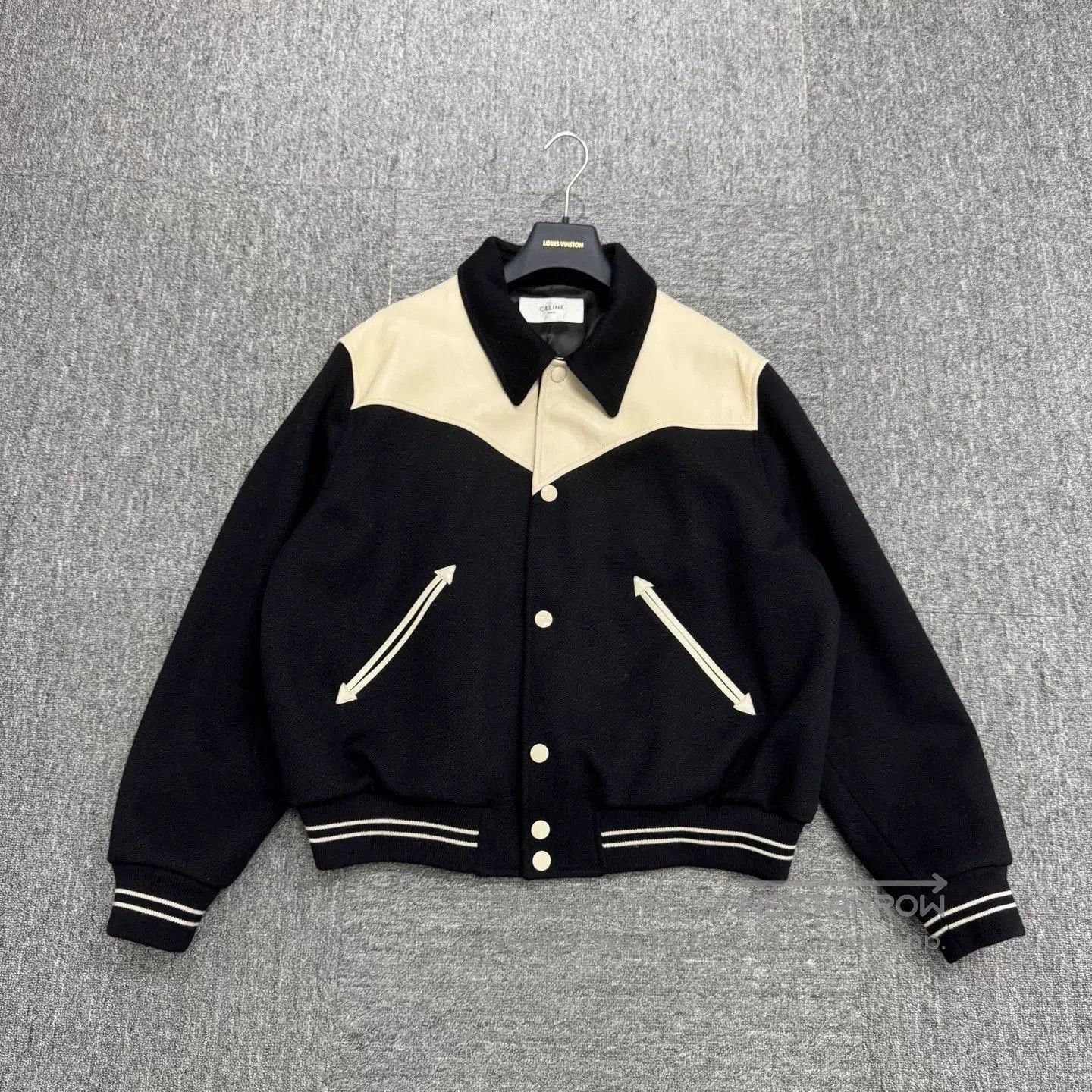 Celine celine wool and leather bomber jacket. Size US XXL / EU 58 / 5 - 1 Thumbnail