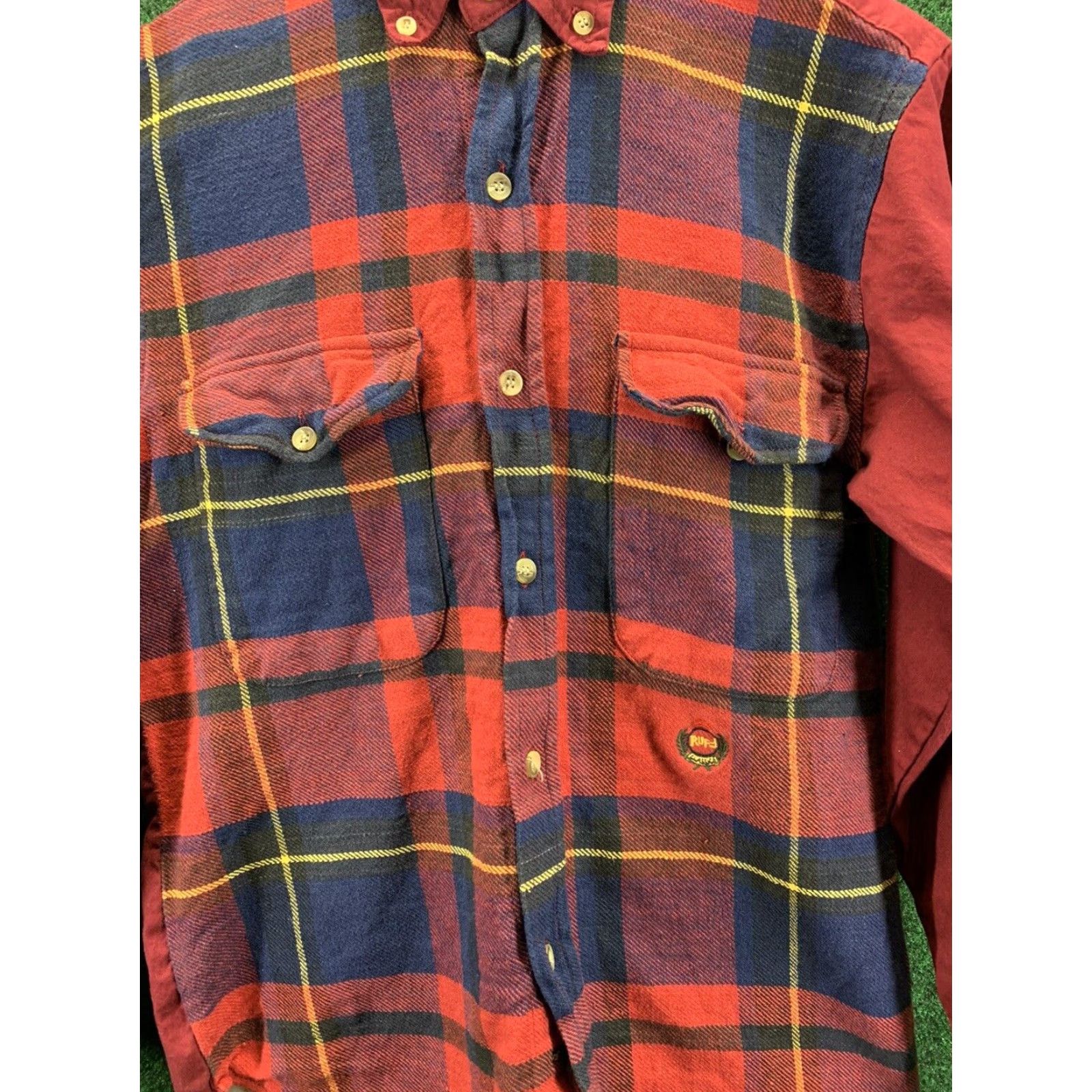 Vintage VINTAGE Ruff FLANNEL RED BUTTON SHIRT LONG SLEEVE SIZE MEDIUM WOMENS Size M / US 6-8 / IT 42-44 - 4 Thumbnail