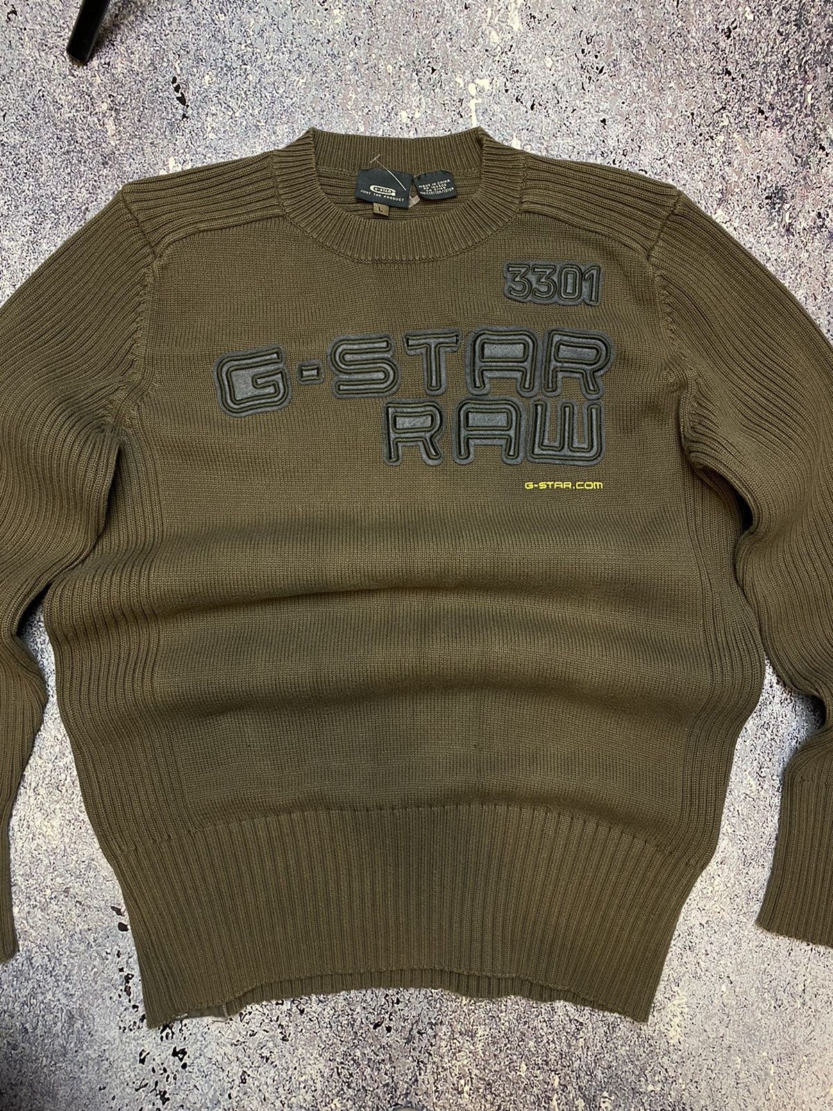G-Star × Japanese Brand 💥AVANT GARDE G STAR RAW KNIT SWEATER Size US L / EU 52-54 / 3 - 6 Thumbnail