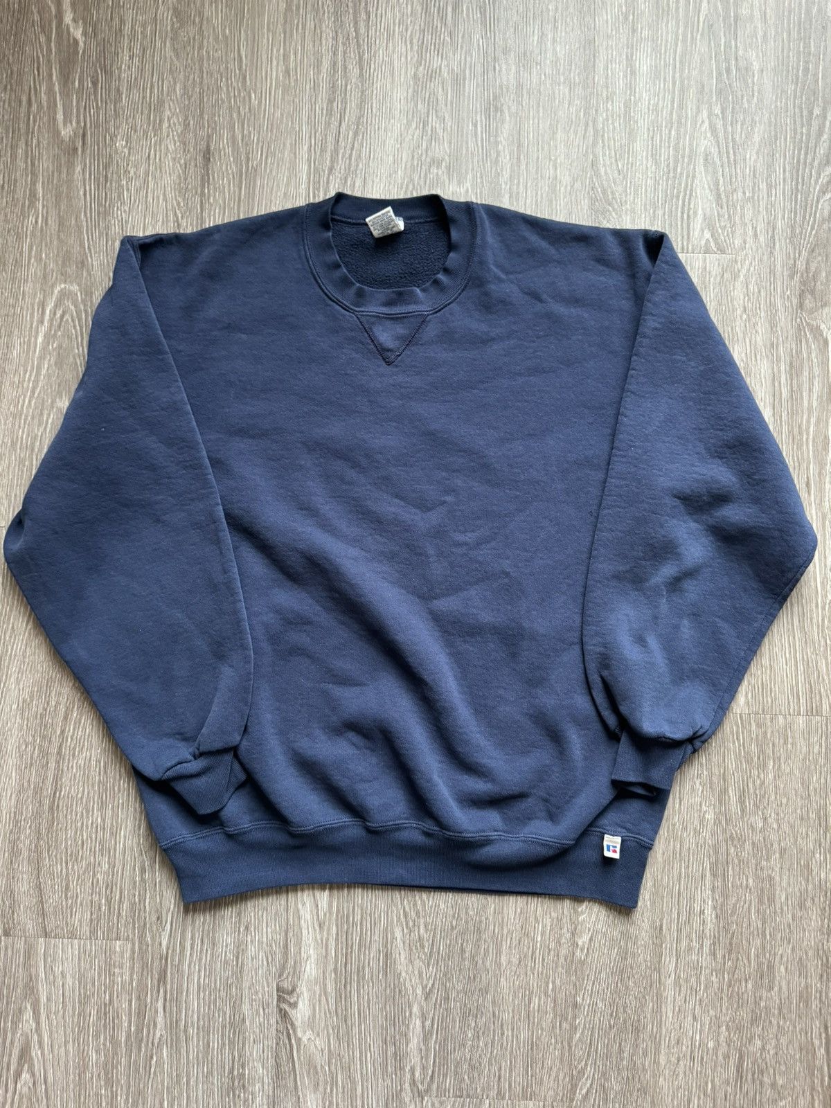 Russell Athletic × Vintage Made In USA Russell Crewneck Size US XL / EU 56 / 4 - 1 Thumbnail
