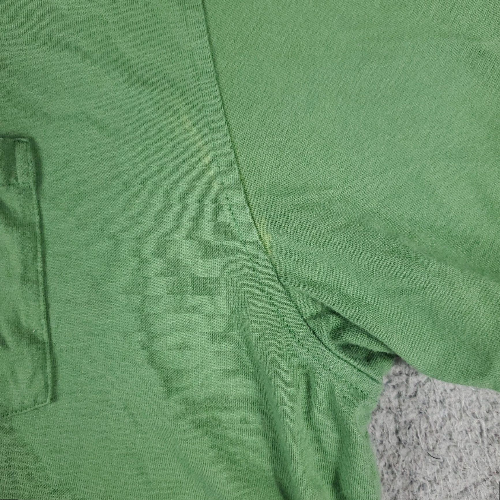 Tommy Hilfiger Tommy Hilfiger Polo Shirt Polo Mens XL Green 100% Cotton Short Sleeve Button Front Classic Preppy Mens Size US XL / EU 56 / 4 - 4 Thumbnail