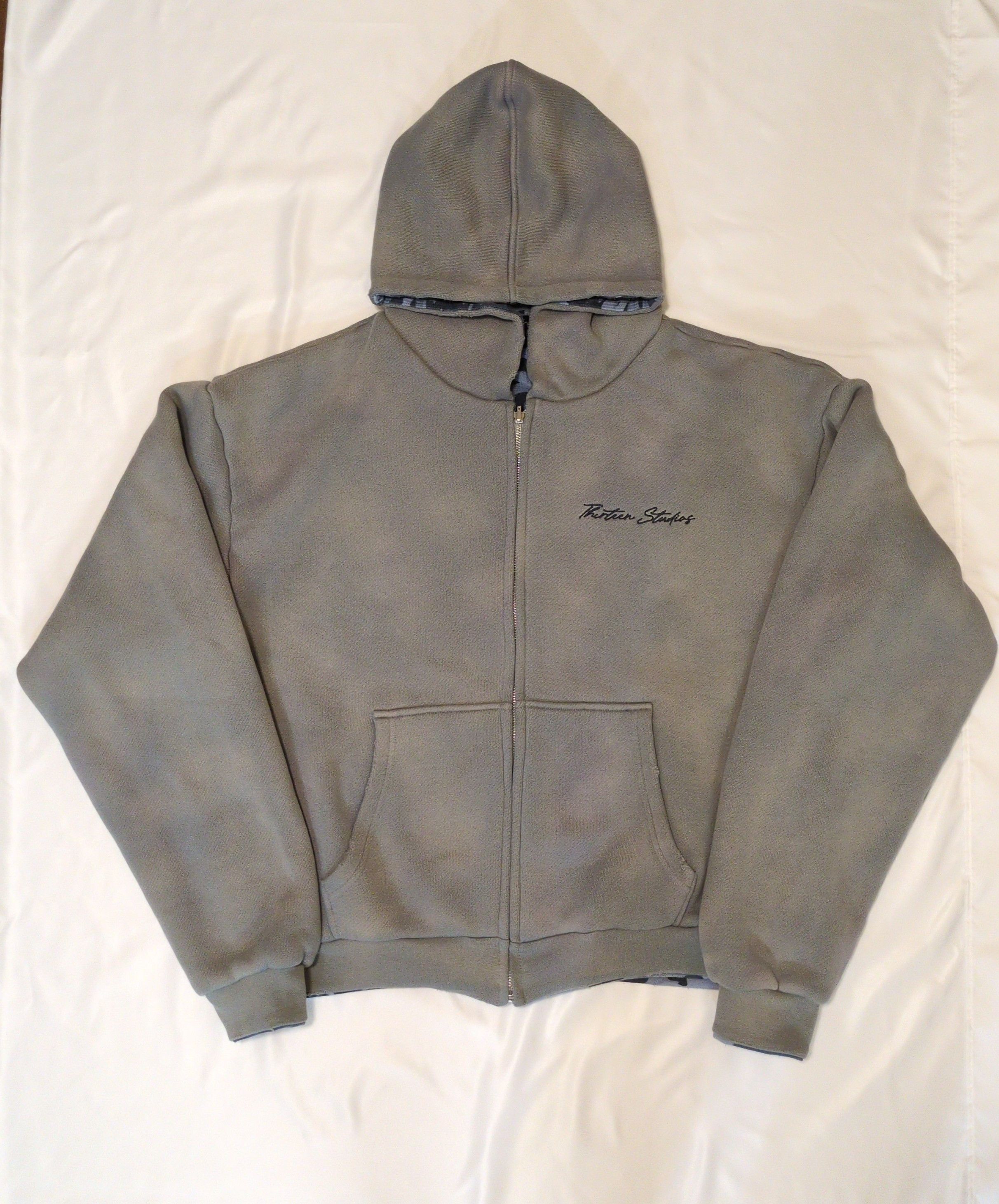 Thirteen Studios Thirteen Studios "ICE" Blue Camo Zip-Up Hoodie in Large Size US L / EU 52-54 / 3 - 1 Thumbnail