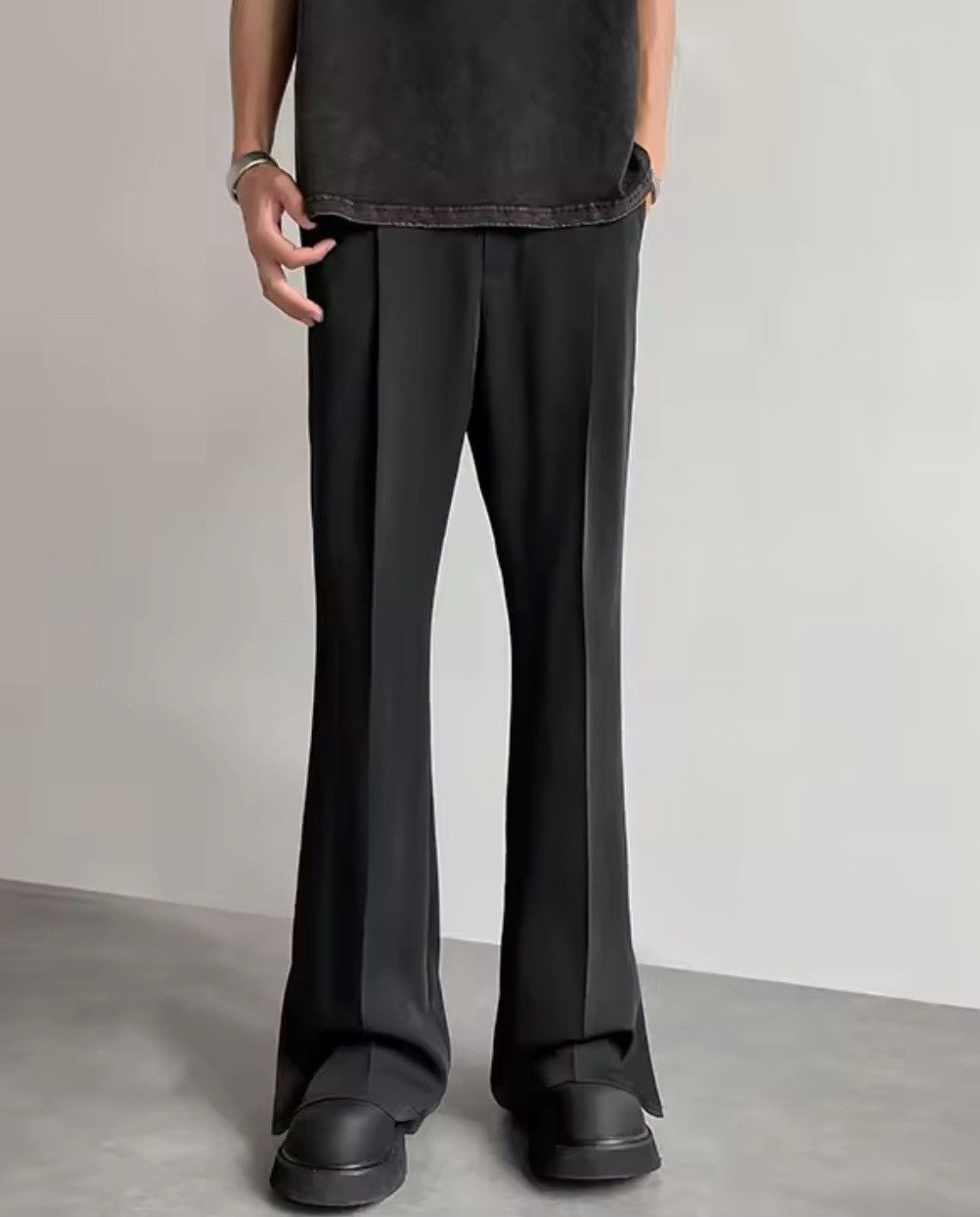 Japanese Brand Korean Loose Casual Flared Pant Size US 30 / EU 46 - 8 Thumbnail