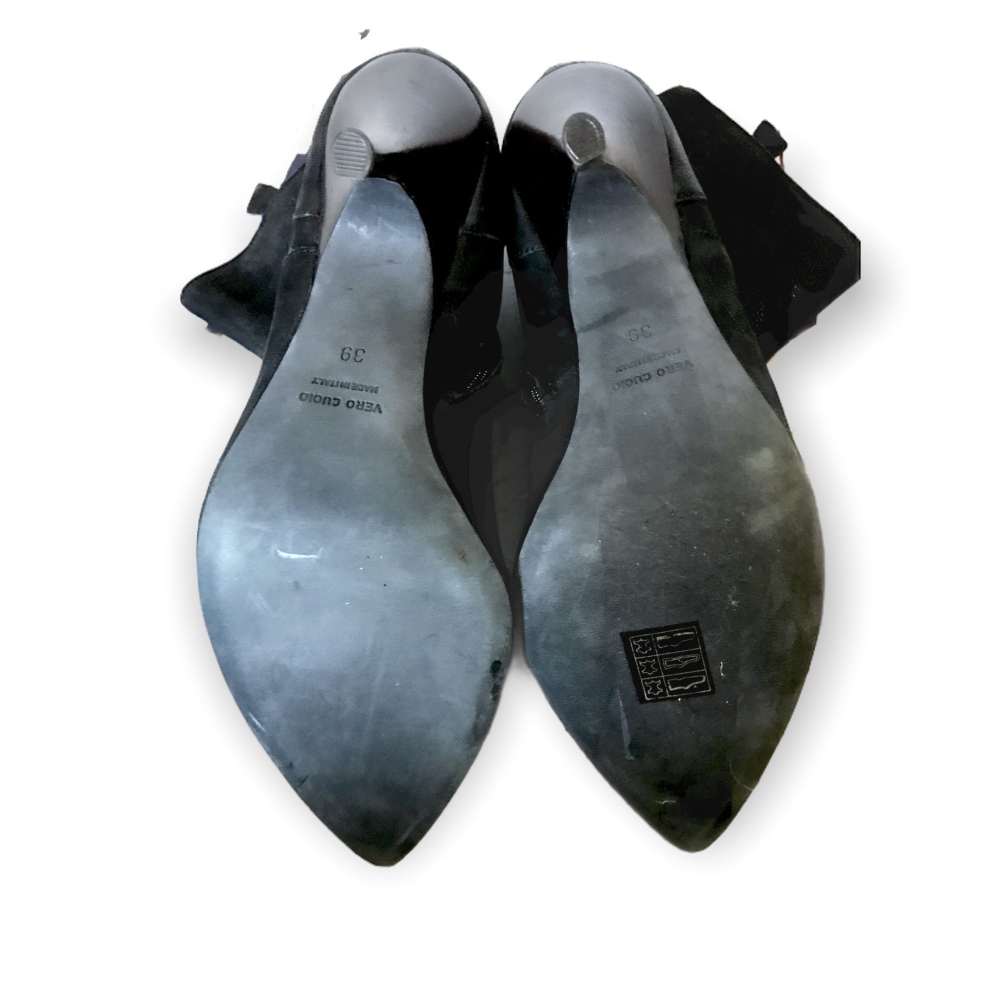 Lanvin Lanvin Washed Leather Ankle Boots 39EU, Black Pointed Toe It Size US 9 / IT 39 - 4 Thumbnail