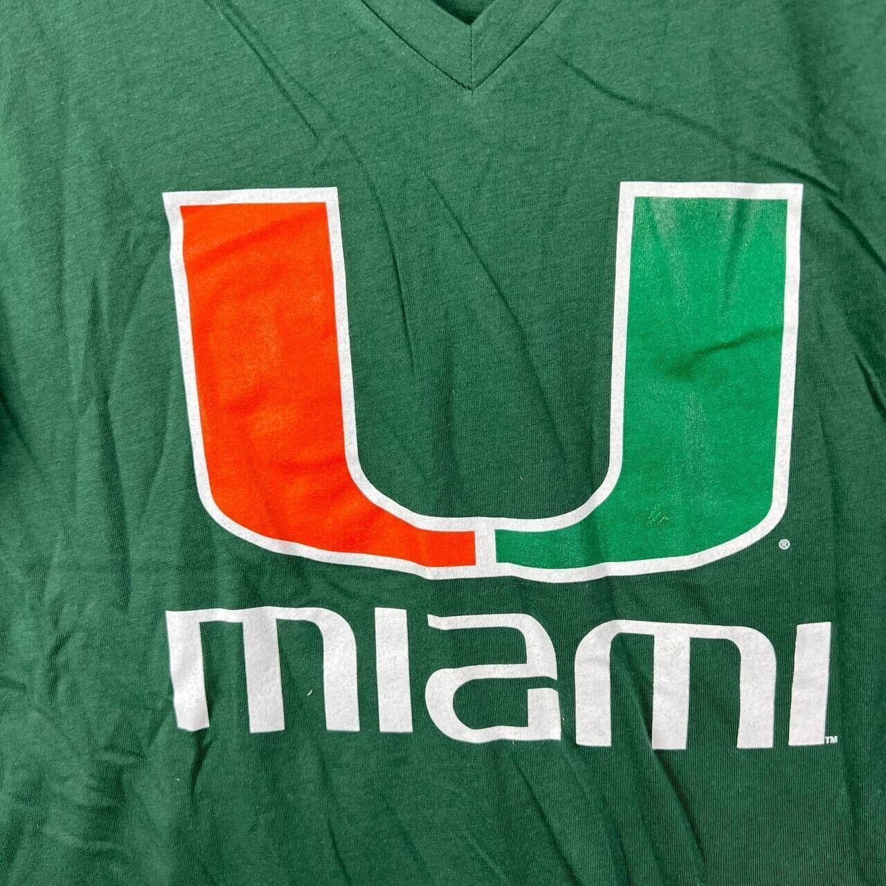 NCAA Miami Hurricanes NCAA Medium Fanatics Casual T-Shirt Green Size M / US 6-8 / IT 42-44 - 4 Thumbnail