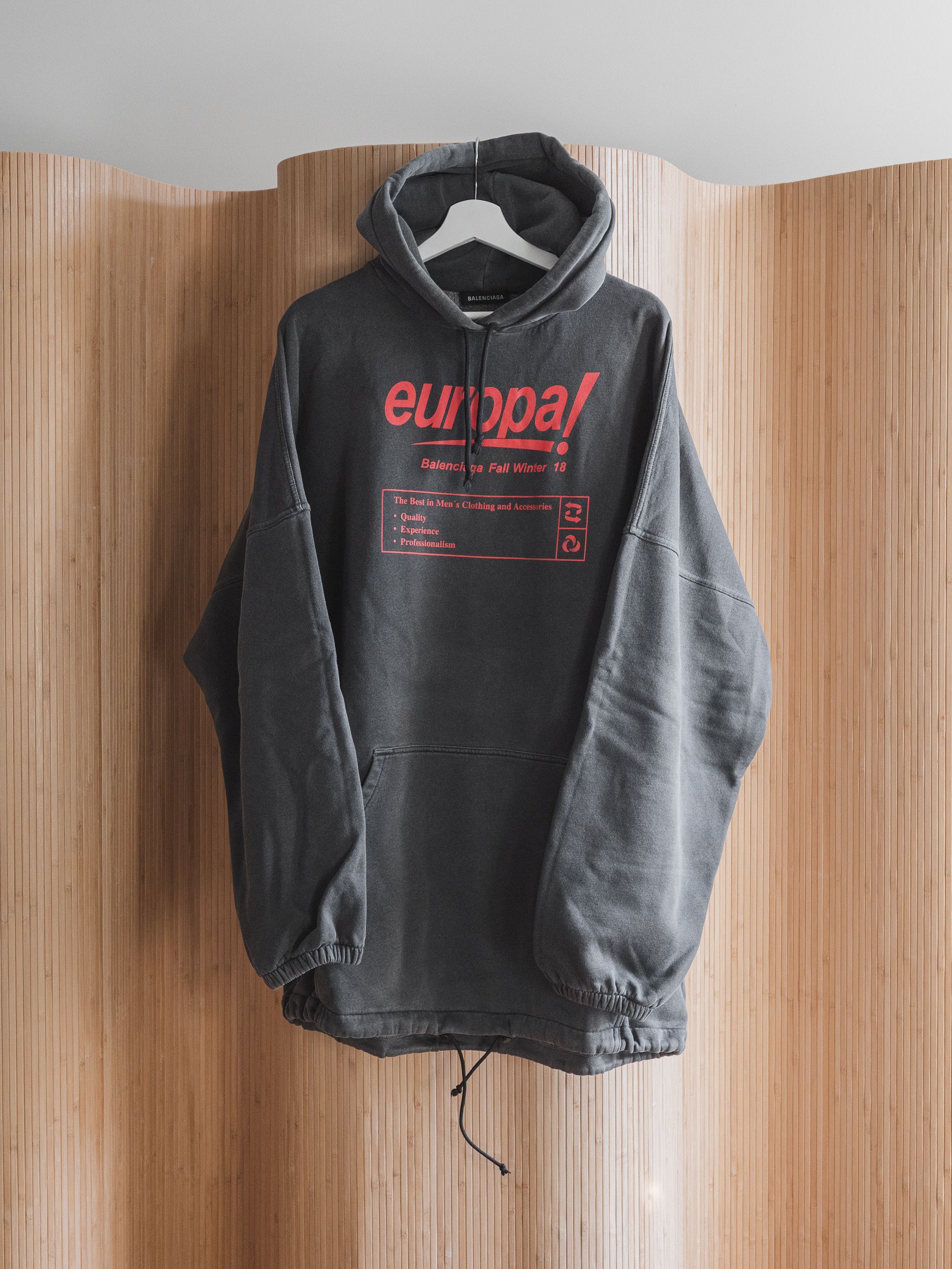 Balenciaga "europa!" Dry Cleaning Hoodie Size US M / EU 48-50 / 2 - 1 Thumbnail