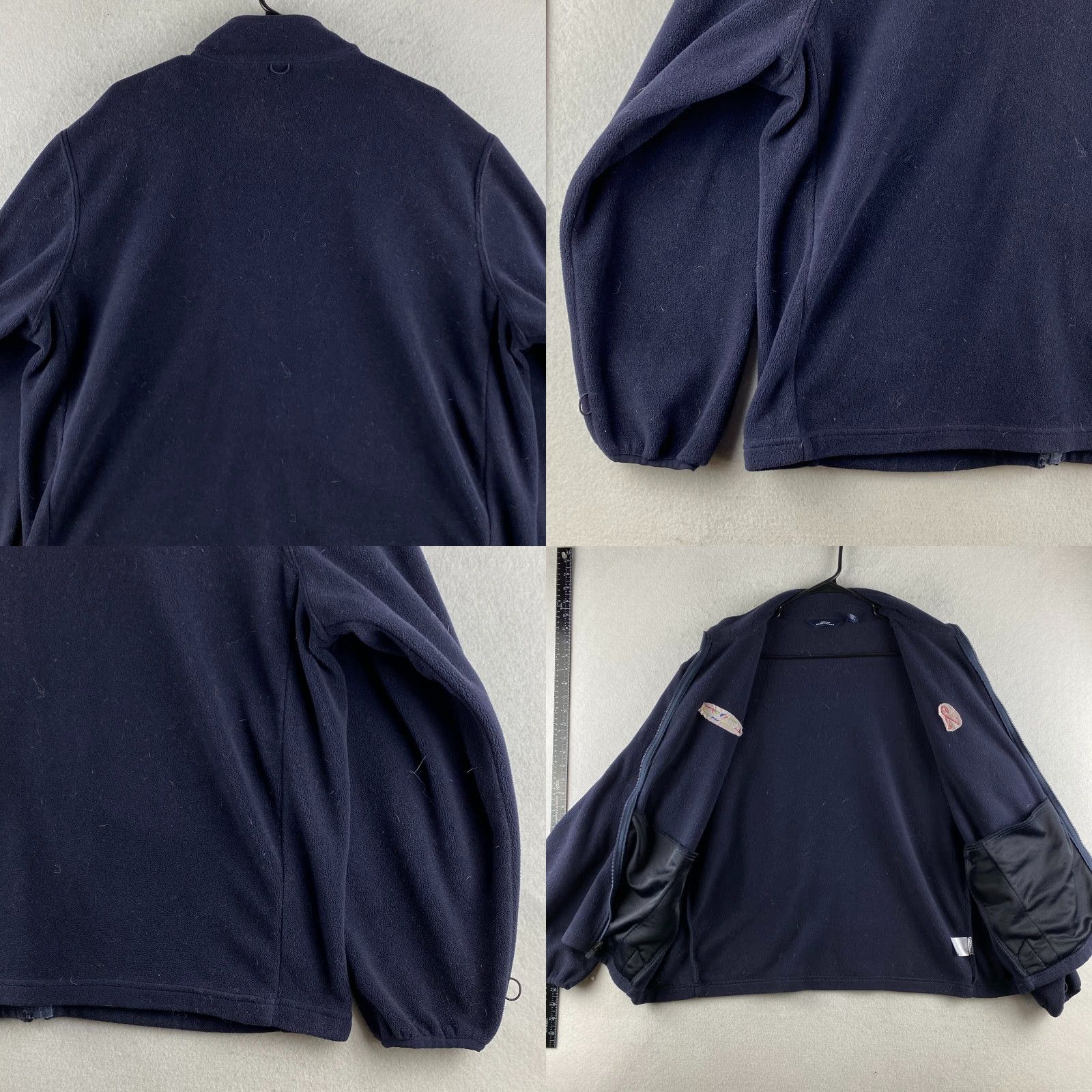 Lands' End Lands' End Sweater Mens XL Blue Full Zip Fleece Long Sleeve Pockets All Seasons Casual Modern Regular Mens XL Blue Lands' End Sweater Size US XL / EU 56 / 4 - 10 Thumbnail