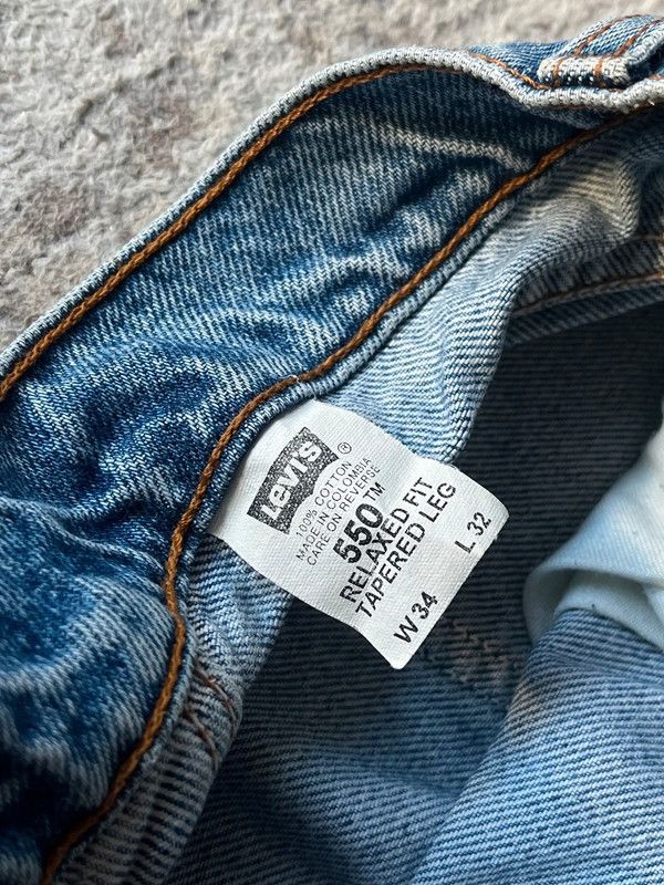 Levi's Levi’s Jeans 550 Sz W34 L32 Relaxed Fit Tapered Leg 1996 Size US 34 / EU 50 - 11 Thumbnail