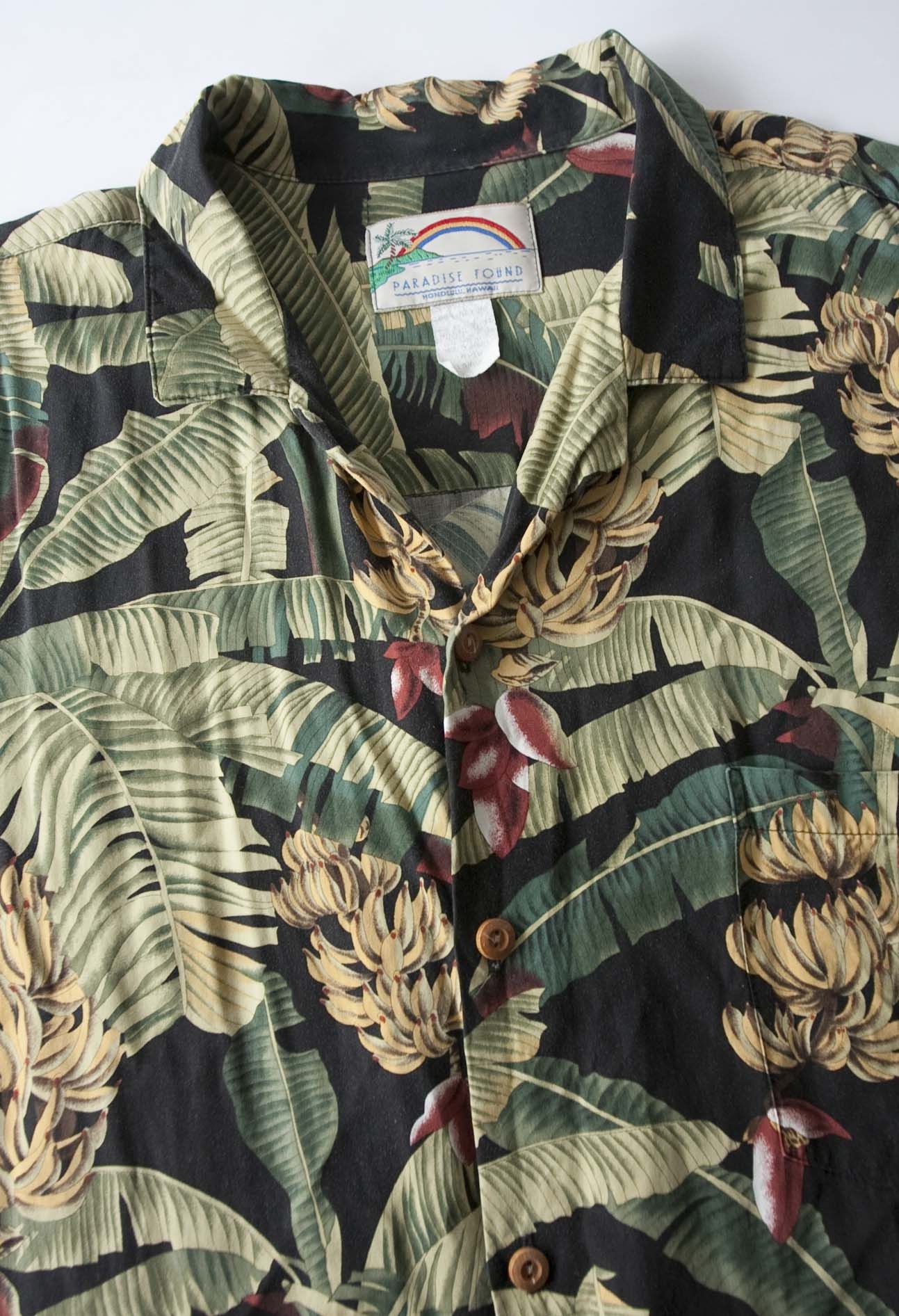 Paradise Found Paradise Found Hawaiian Shirt 100% Rayon Size XL Floral Size US XL / EU 56 / 4 - 1 Thumbnail