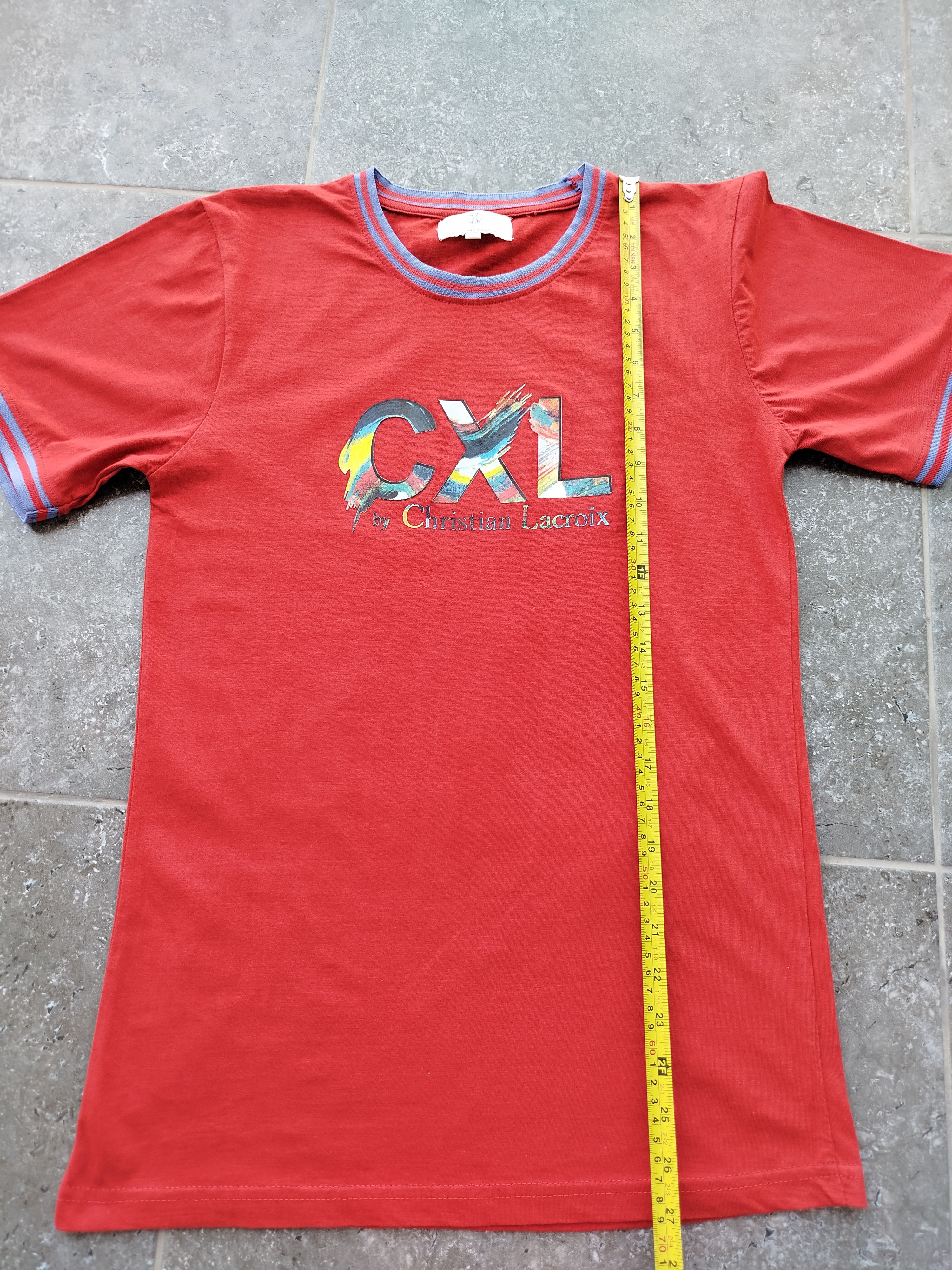 Christian Lacroix T-Shirt Top Short Sleeve Logo 100% Cotton Size M Size M / US 6-8 / IT 42-44 - 8 Thumbnail