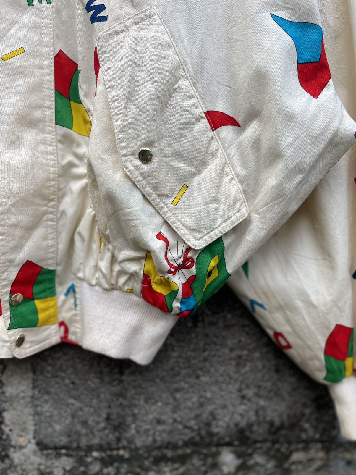 Japanese Brand Vintage Apuweiser All Over Print Jacket Bomber Style Size US M / EU 48-50 / 2 - 5 Thumbnail
