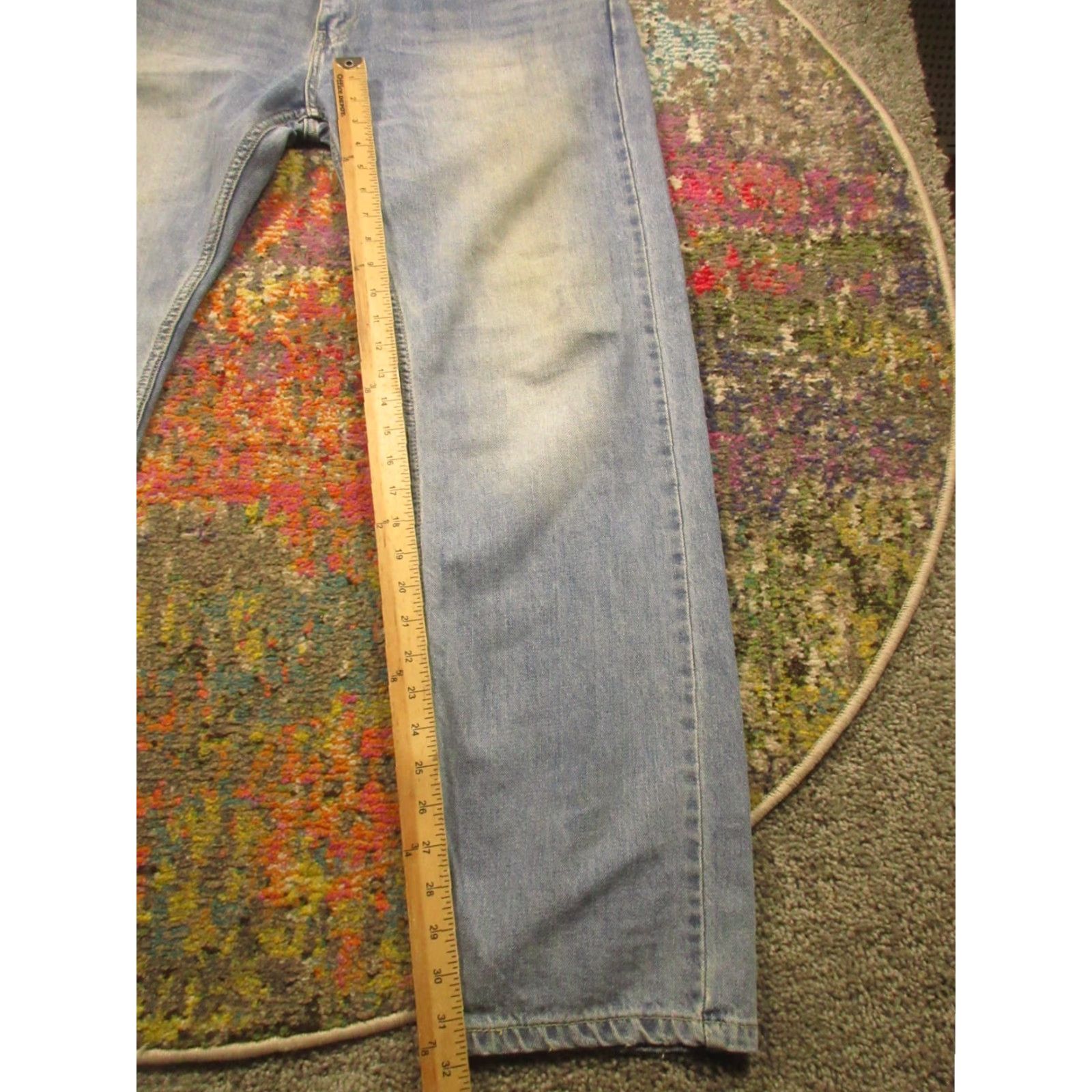 Levi's LEVIS 501 Jeans 38x32* Original Fit Denim Pants Mens Wash Classic Button Fly Jeans 5-Pocket Design Medium Blue9 Mens Size US 38 / EU 54 - 6 Thumbnail