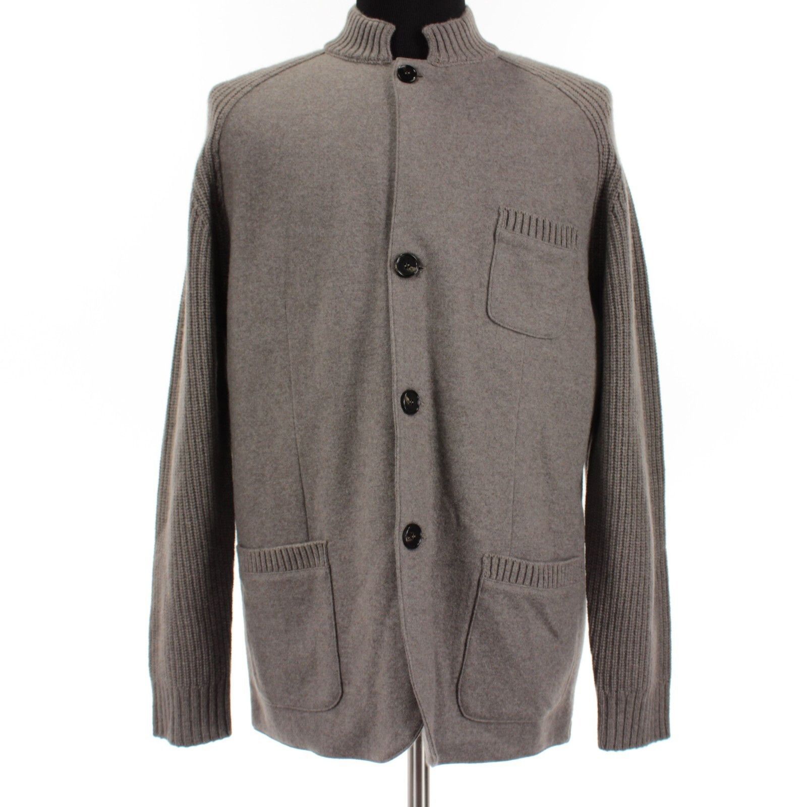Maurizio Baldassari Maurizio Baldassari Jacket Size L US In Gray Cashmere Size US L / EU 52-54 / 3 - 1 Thumbnail