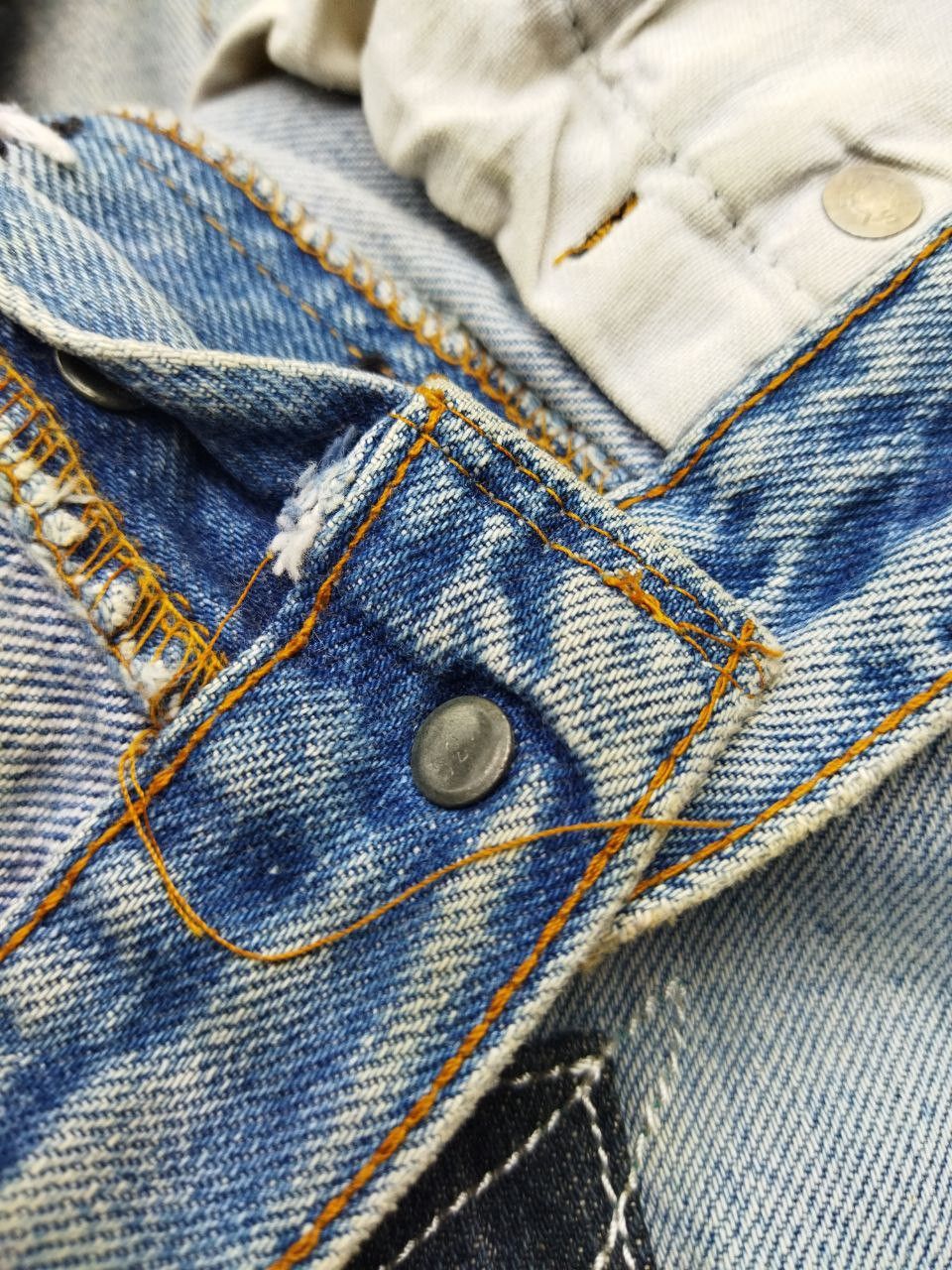 Levi's Vintage Clothing Levis Vintage 501 Redline Custom Boro Patchwork Jeans Size US 34 / EU 50 - 9 Thumbnail