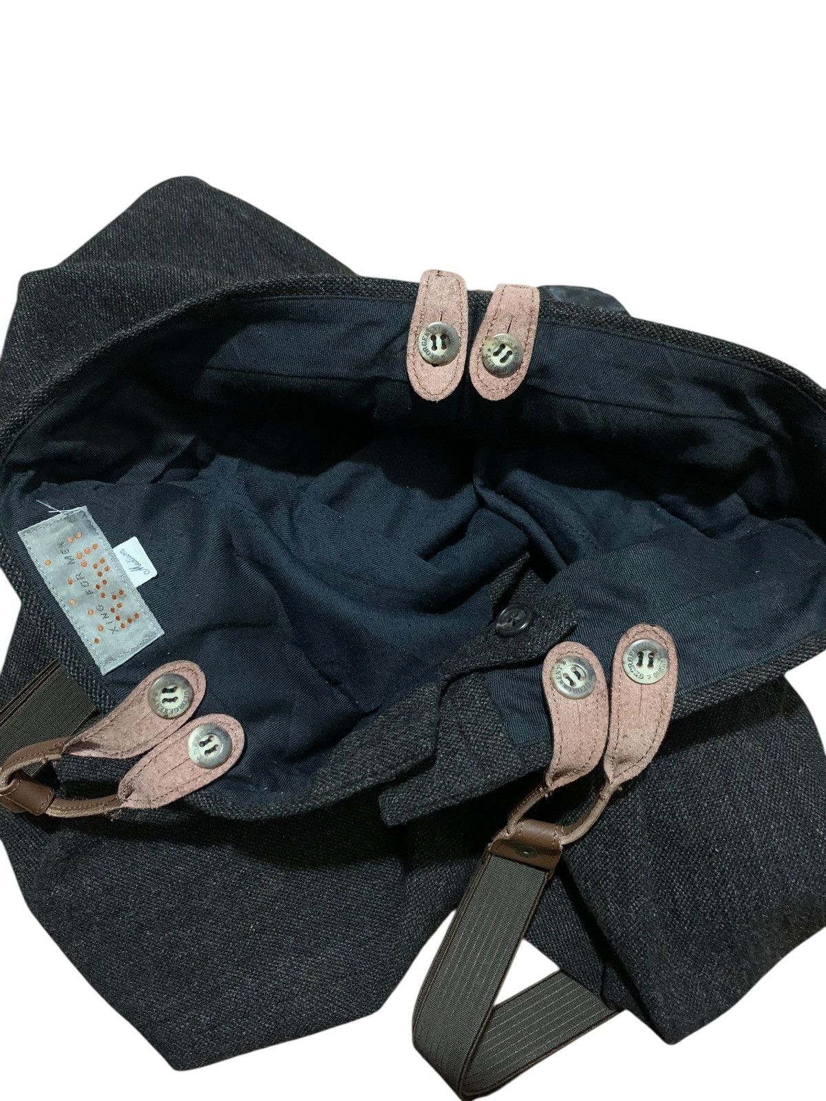 Yohji Yamamoto Vintage Xing For Men suspenders mohair wool trouser pants Size US 29 - 11 Thumbnail