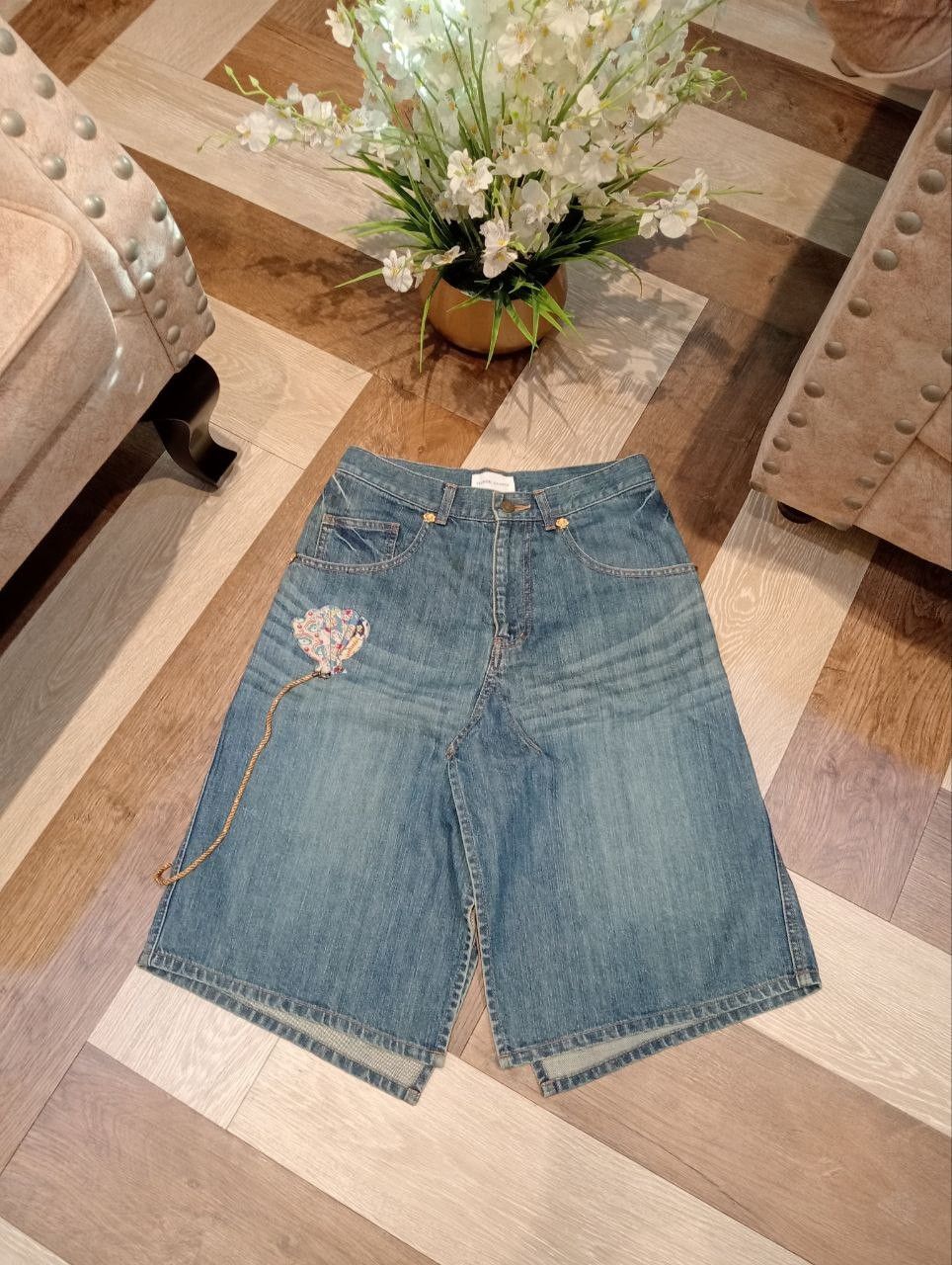 Tsumori Chisato VINTAGE TSUMORI CHISATO ISSEY MIYAKE DENIM MINI SKIRT Size 29" - 1 Thumbnail