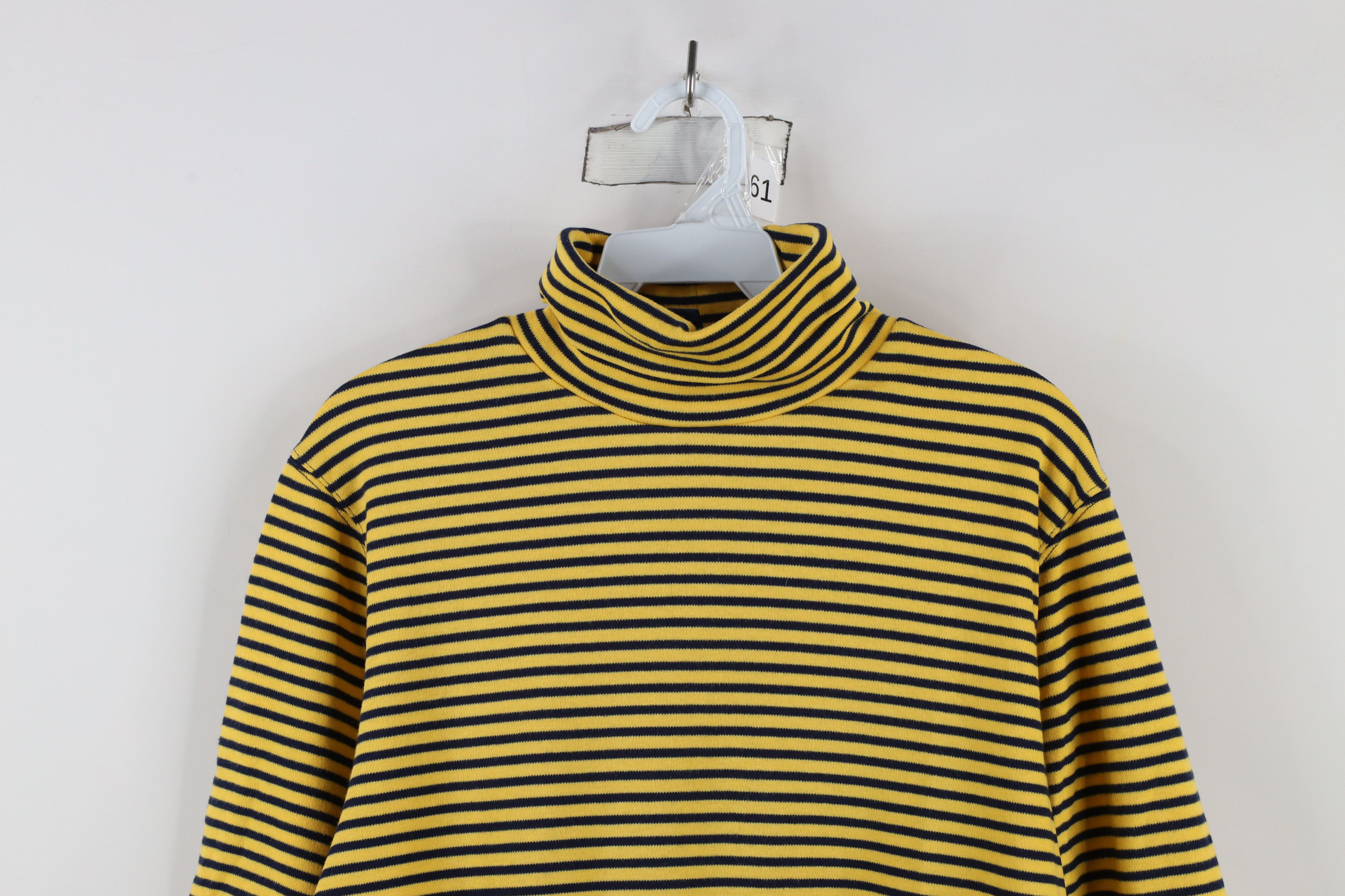 Lands' End × Vintage Vintage 90s Lands End Knit Long Sleeve Turtleneck T-Shirt Size L / US 10 / IT 46 - 2 Thumbnail