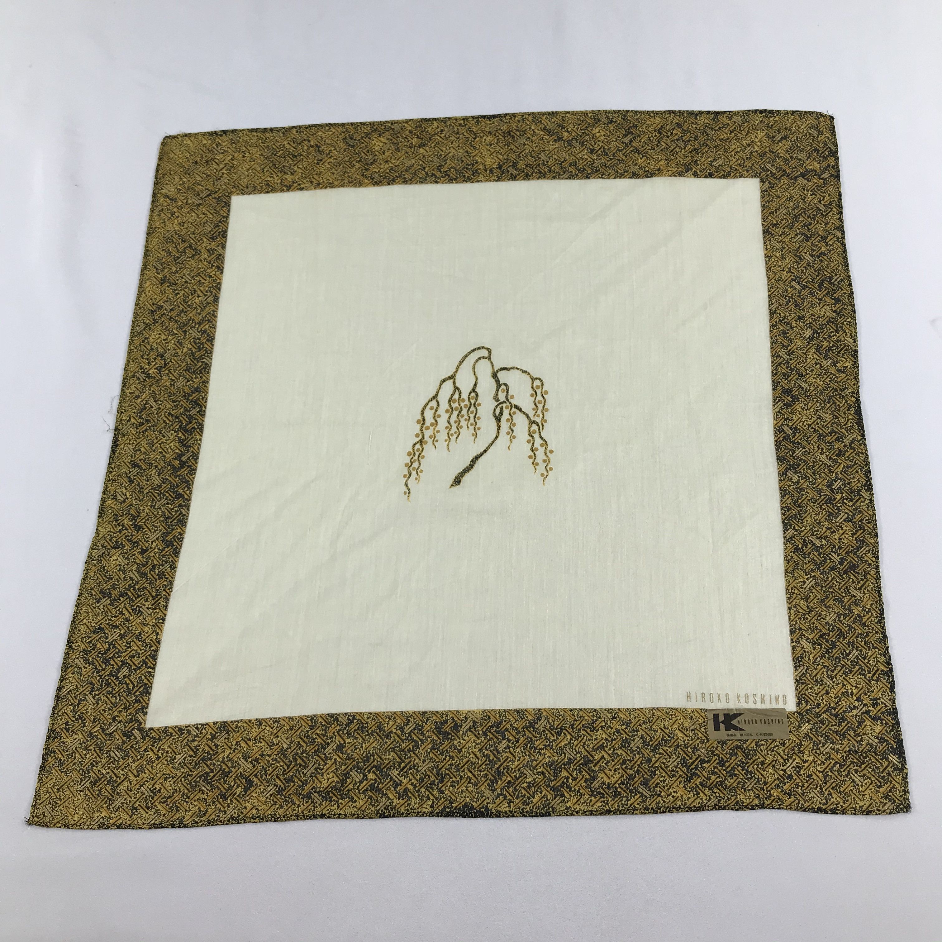 Hiroko Koshino Homme Hiroko Koshino Handkerchief Bandana Neckerchief H661 Size ONE SIZE - 2 Thumbnail