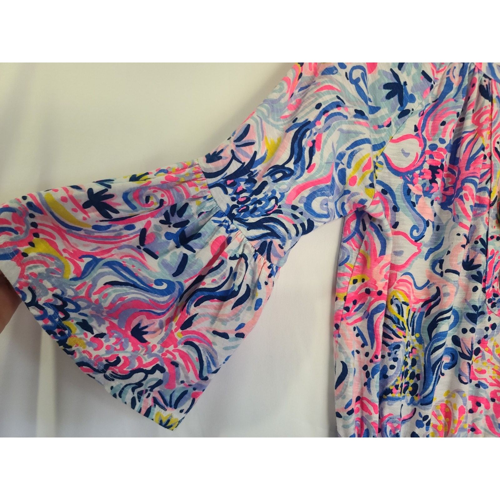 Lilly Pulitzer Lilly Pulitzer Women's Del Lago Multicolored Romper Small Size 26" / US 2 / IT 38 - 3 Thumbnail