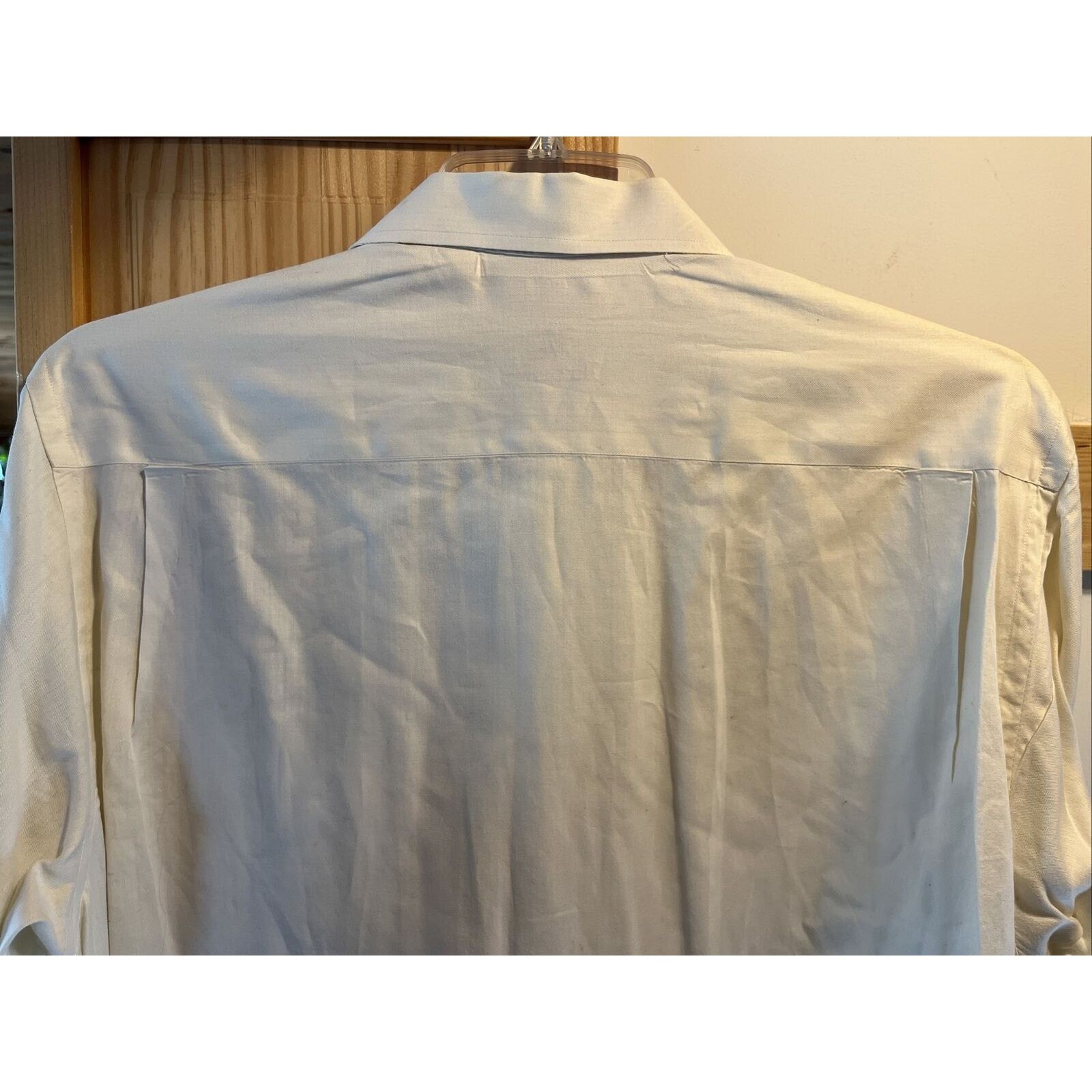 Burberry Burberry’s Men’s White 16.5 34 white LS button cotton shirt Size US XL / EU 56 / 4 - 11 Thumbnail