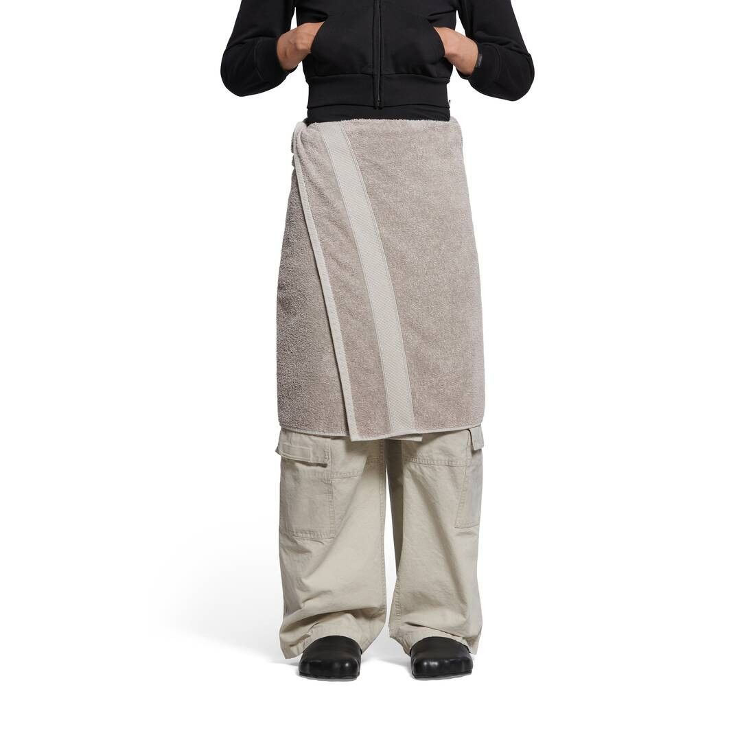 Balenciaga o1tr1nto1025 Dup / Towel Skirt in Beige Size US 32 / EU 48 - 5 Thumbnail