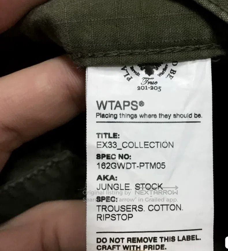 Wtaps Wtaps size 3 Washable wide-leg military pants Size US 41 - 8 Thumbnail