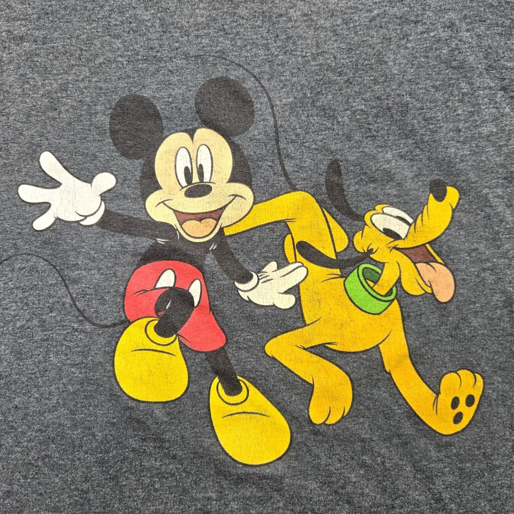 Disney VINTAGE Disney Graphic Print T Shirt Short Sleeve Adult Mens 3XL Gray Size US XXL / EU 58 / 5 - 1 Thumbnail