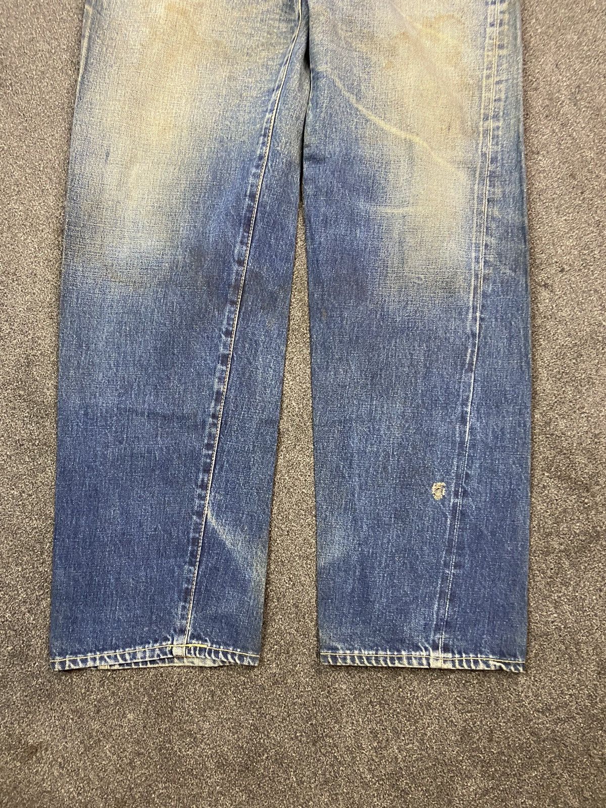 Japanese Brand × Vintage Vintage Bartack Mud Honey Comb Selvedge Denim Size US 30 / EU 46 - 4 Thumbnail