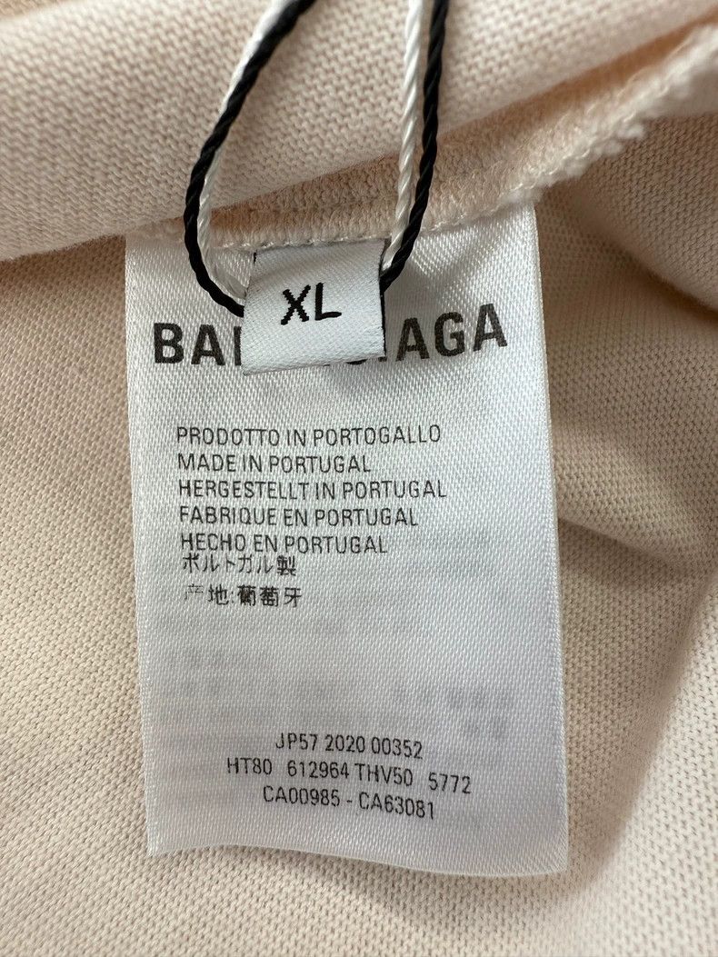 Balenciaga Balenciaga Slogan Short Sleeve Size US XL / EU 56 / 4 - 4 Thumbnail