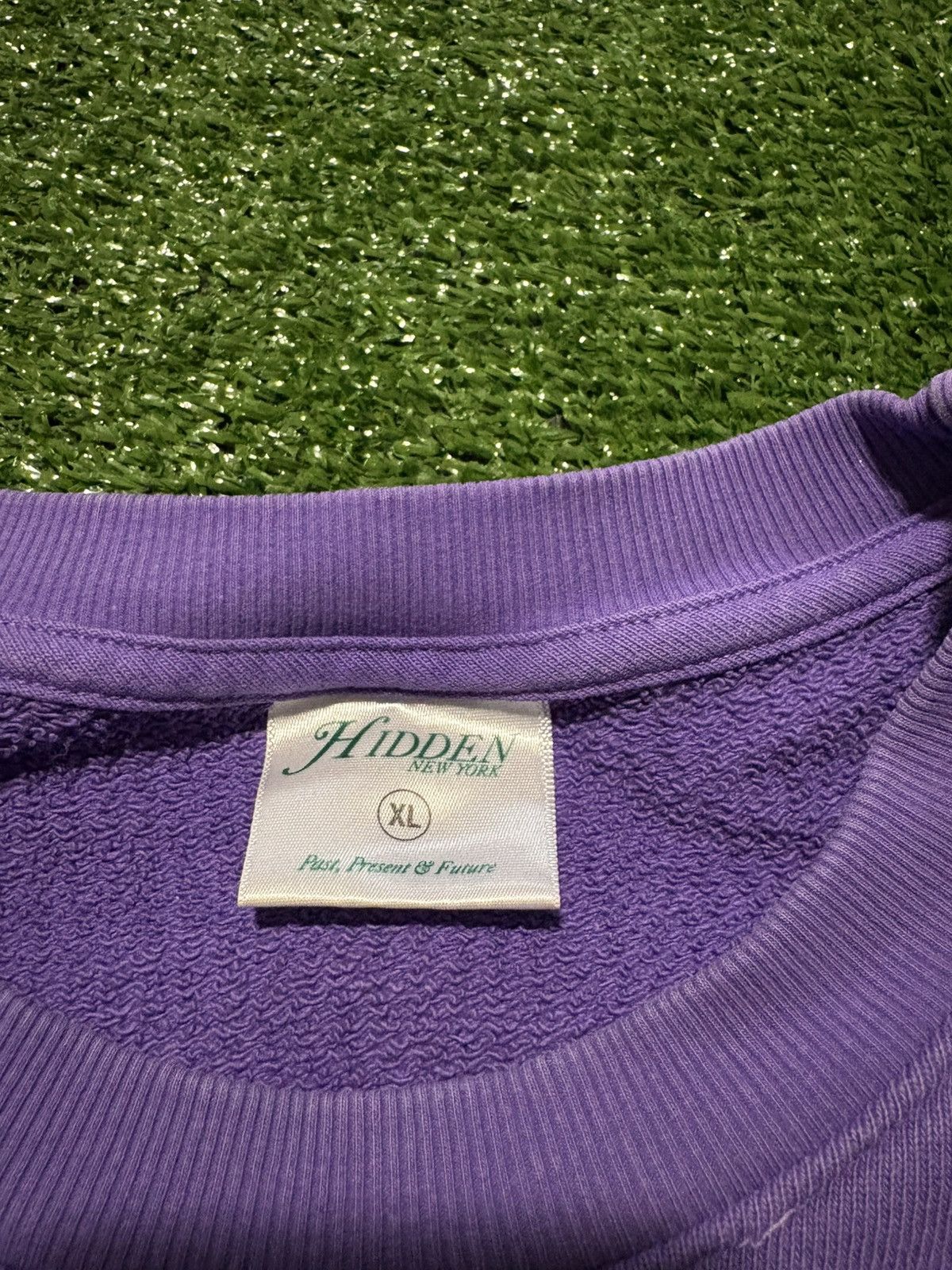 HIDDEN HIDDEN NYC PURPLE PULLOVER SWEATER Size US XL / EU 56 / 4 - 4 Thumbnail