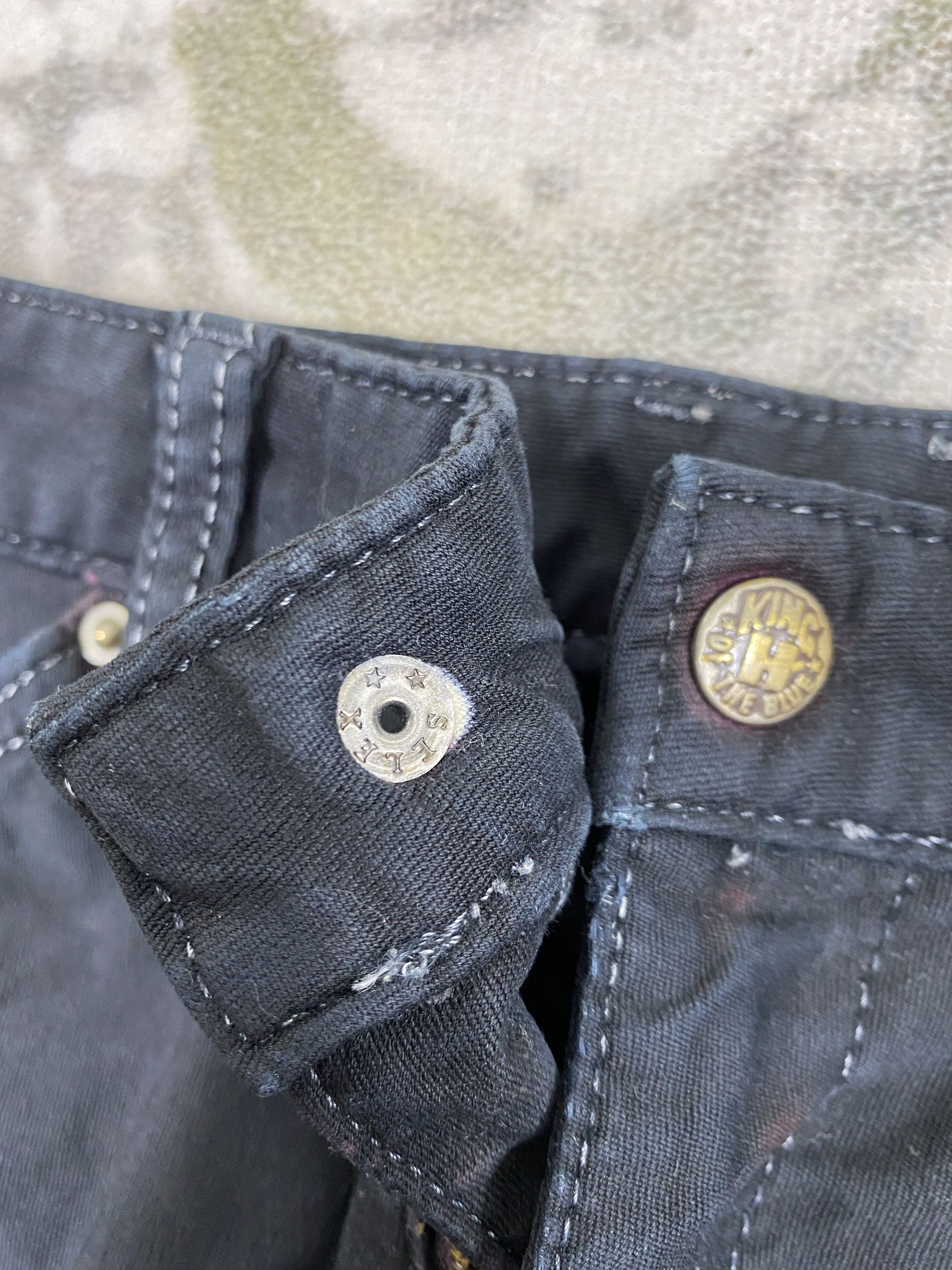 Japanese Brand Vintage HR Market 34x32 Denim Pants- JN3630 Size US 34 / EU 50 - 8 Thumbnail