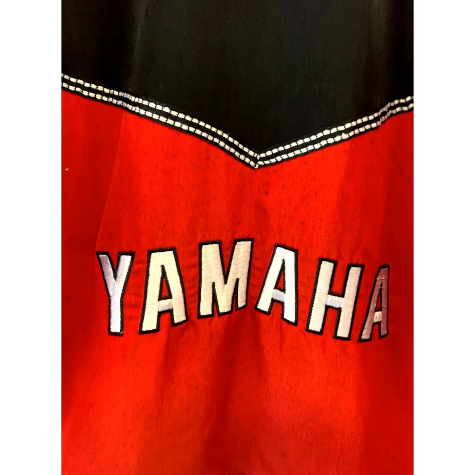 Yamaha VINTAGE Yamaha Racing Jacket Mens L Red Black Motorcycle Team Jacket Motorsport #157 Size US L / EU 52-54 / 3 - 7 Thumbnail